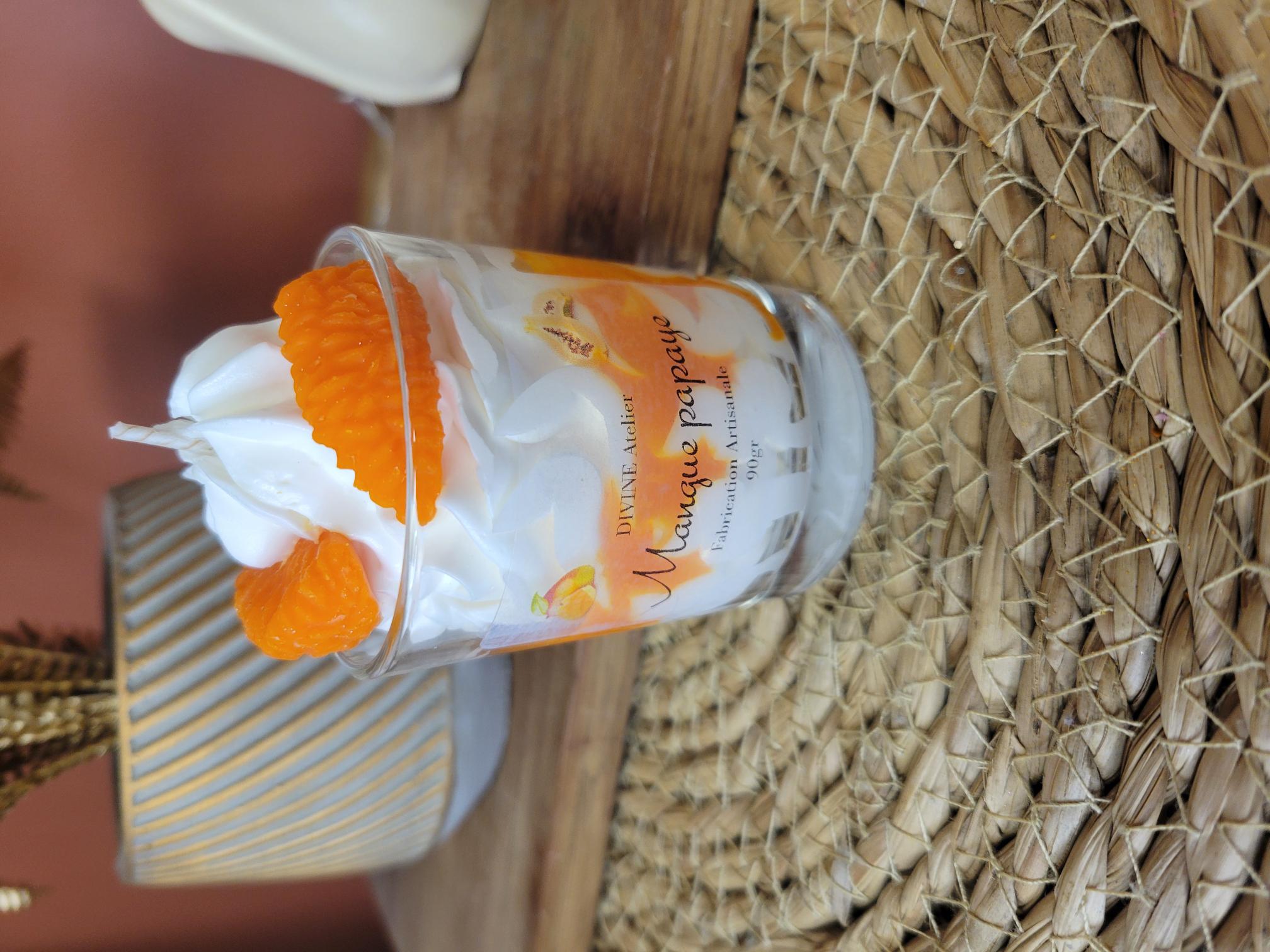 mini bougie gourmande mangue papaye 