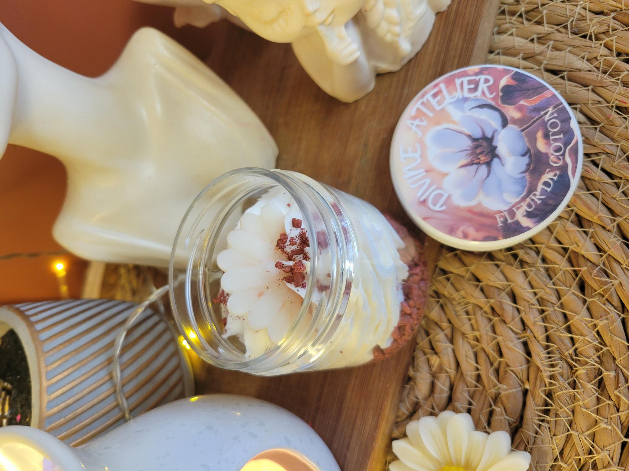 fondant crémeux parfumé fleur de coton