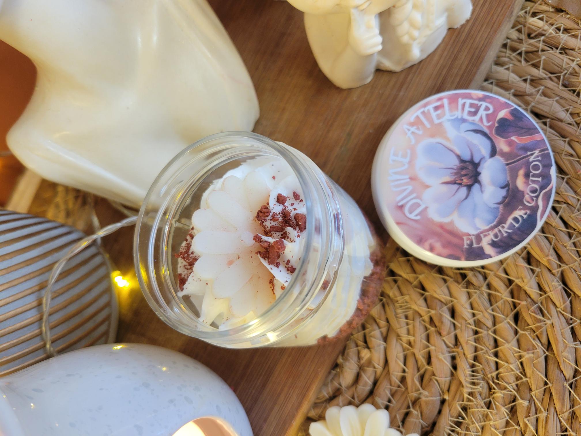 fondant crémeux parfumé fleur de coton