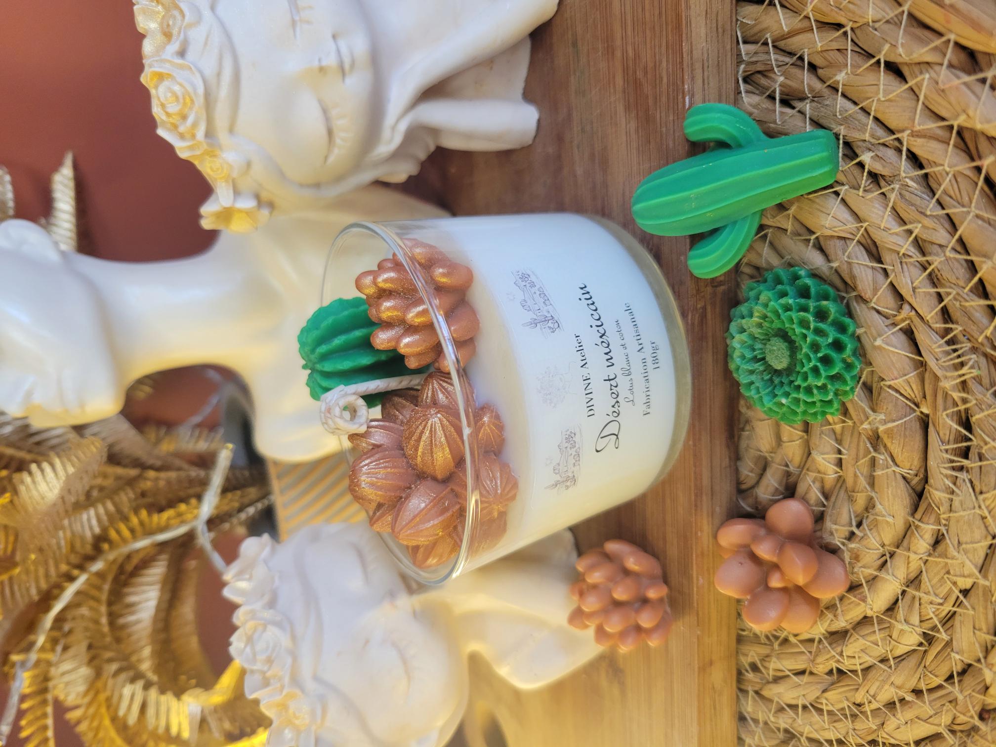 bougie parfumée désert mexicain 