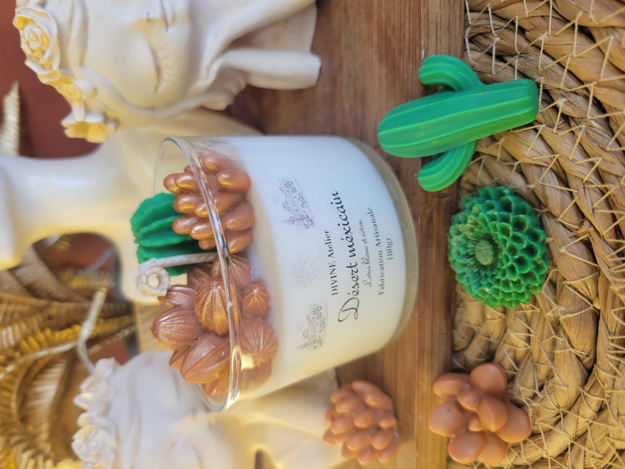 bougie parfumée désert mexicain 