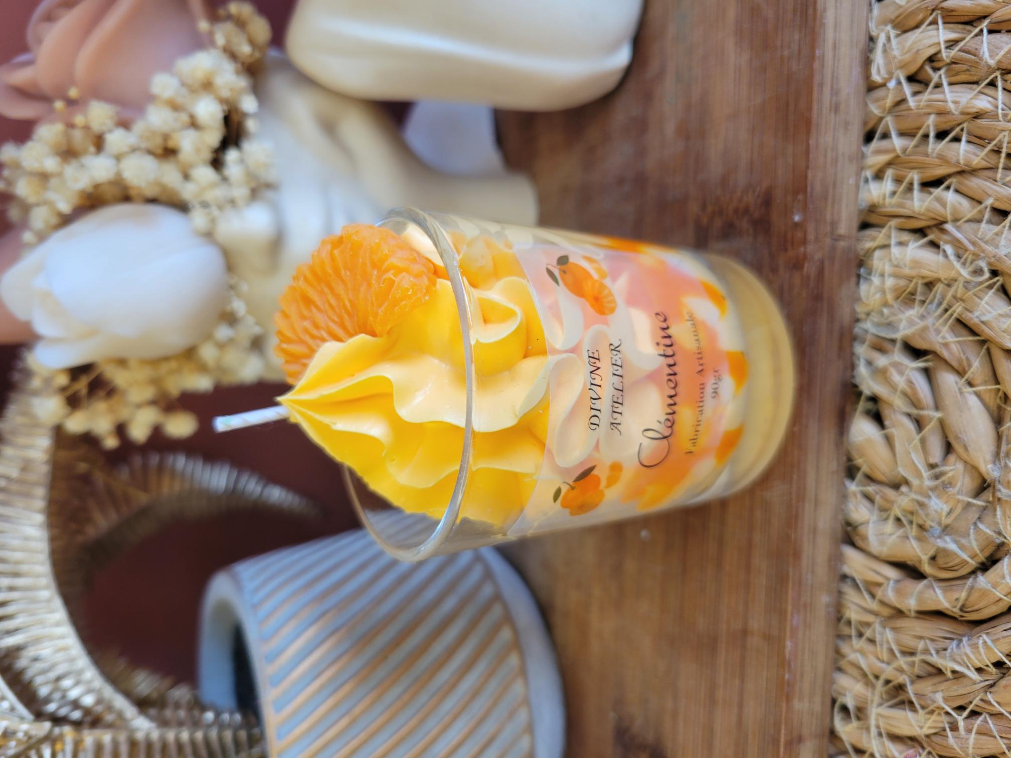 mini bougie gourmande clémentine 