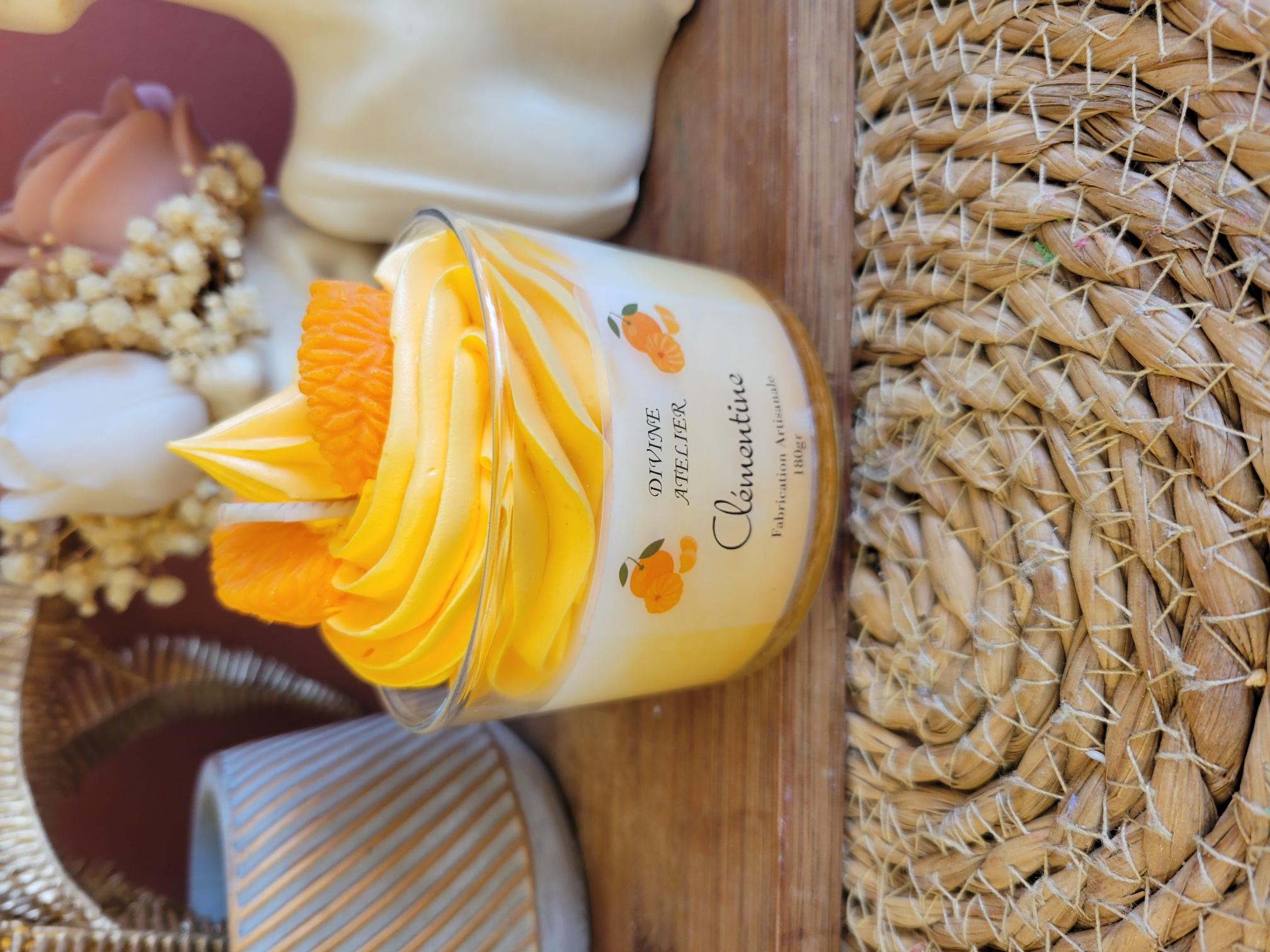 bougie gourmande clémentine 