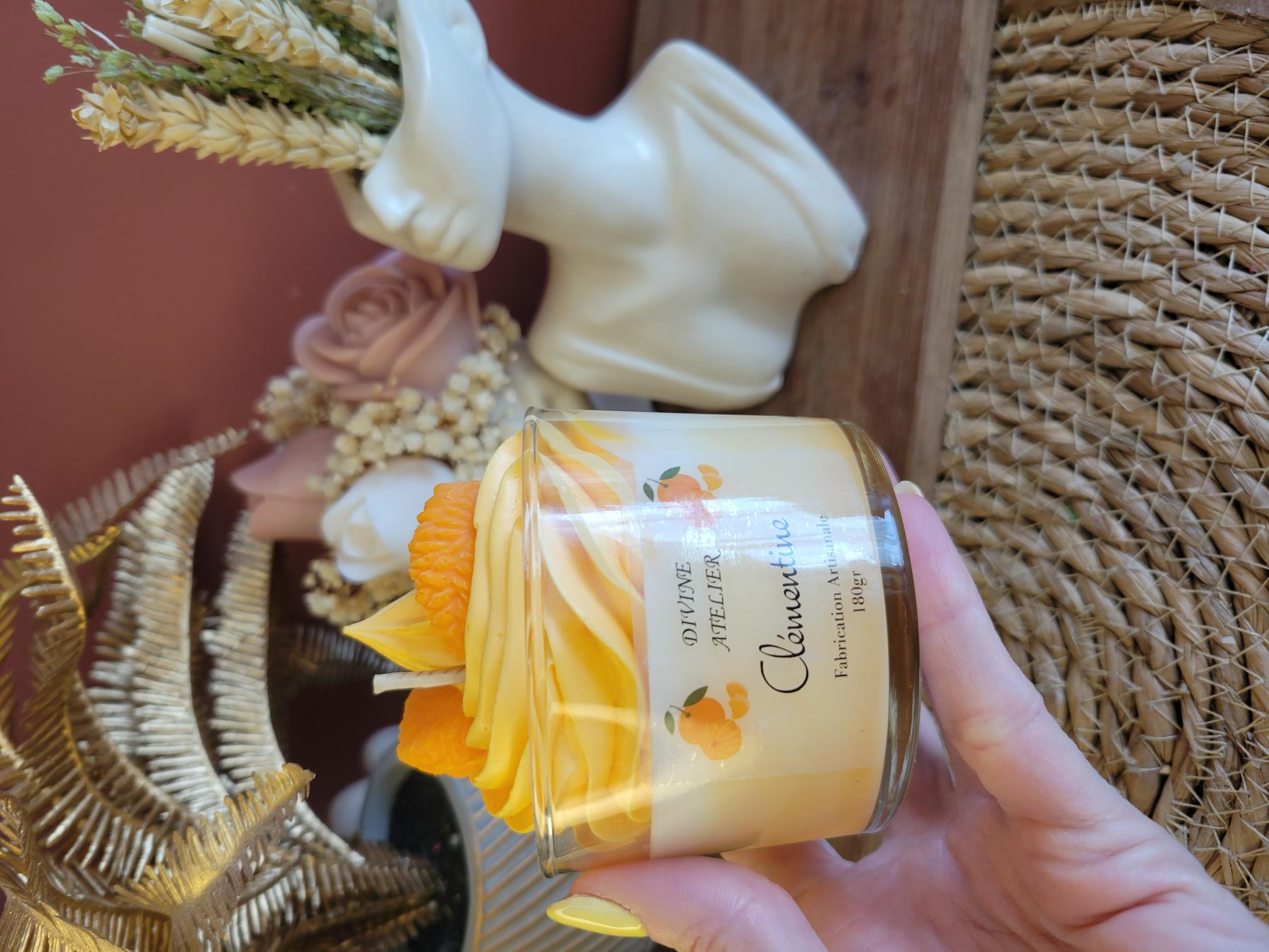 bougie gourmande clémentine 