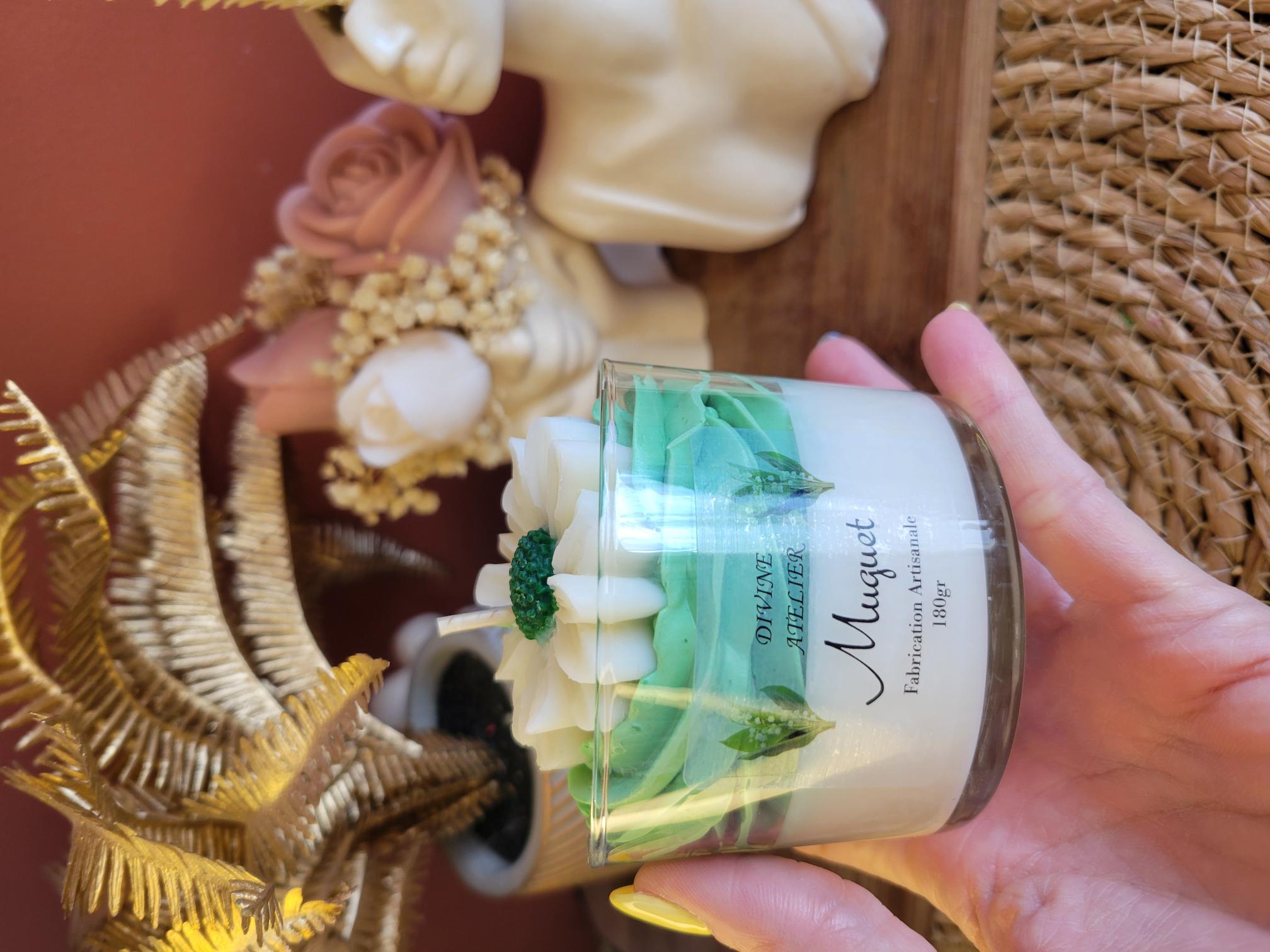 bougie gourmande muguet 