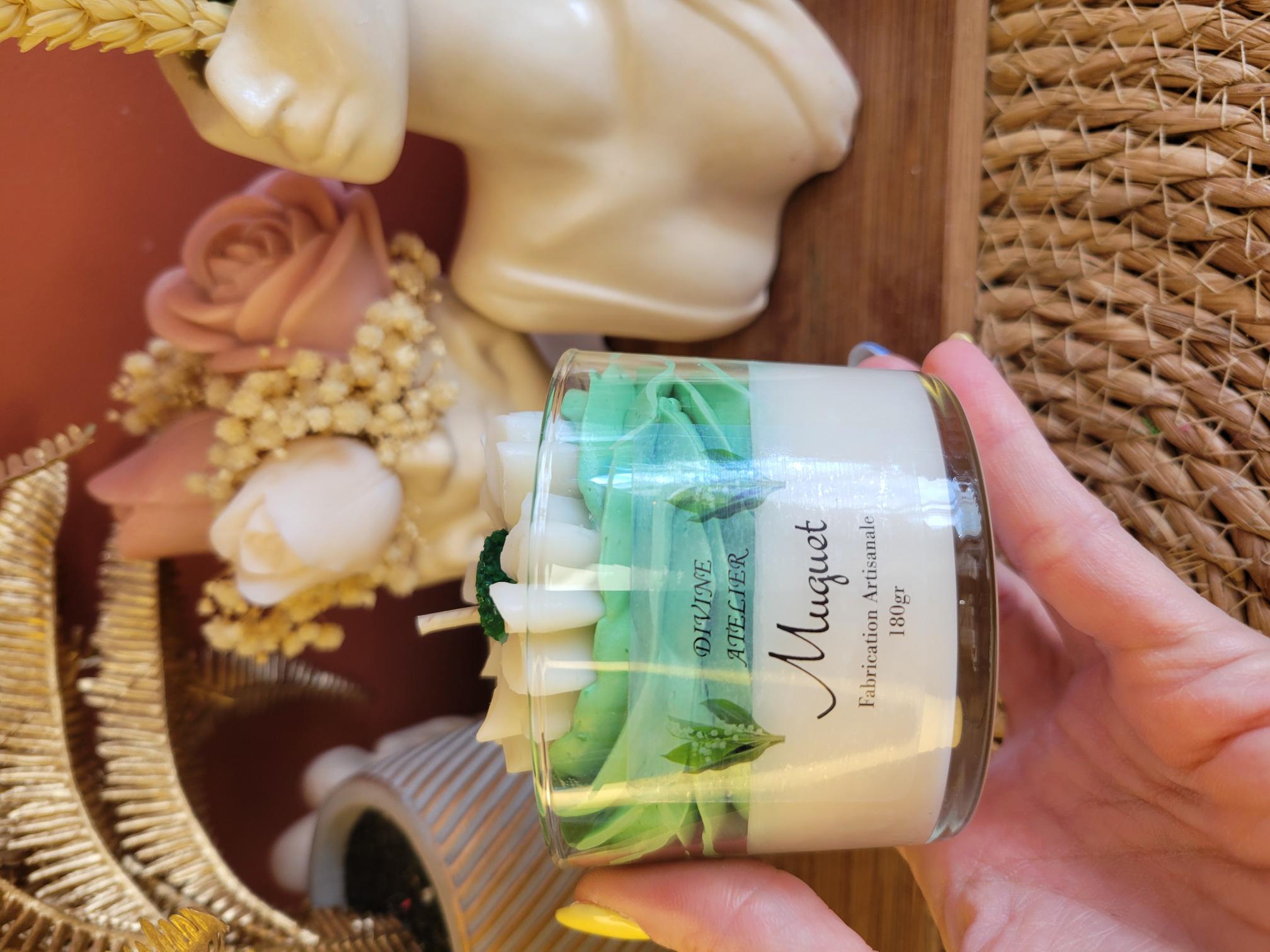 bougie gourmande muguet 