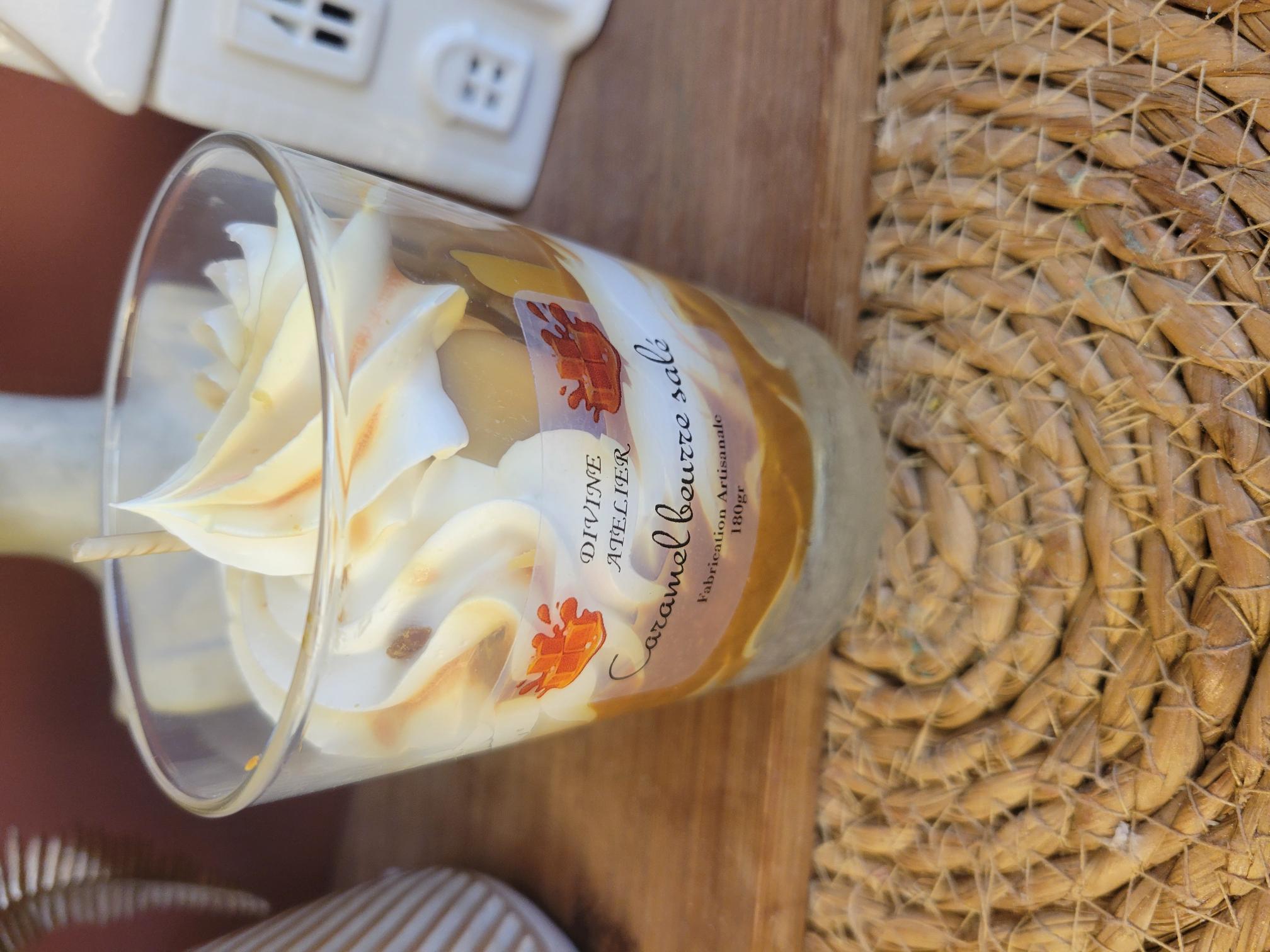 bougie gourmande caramel beurre salé 
