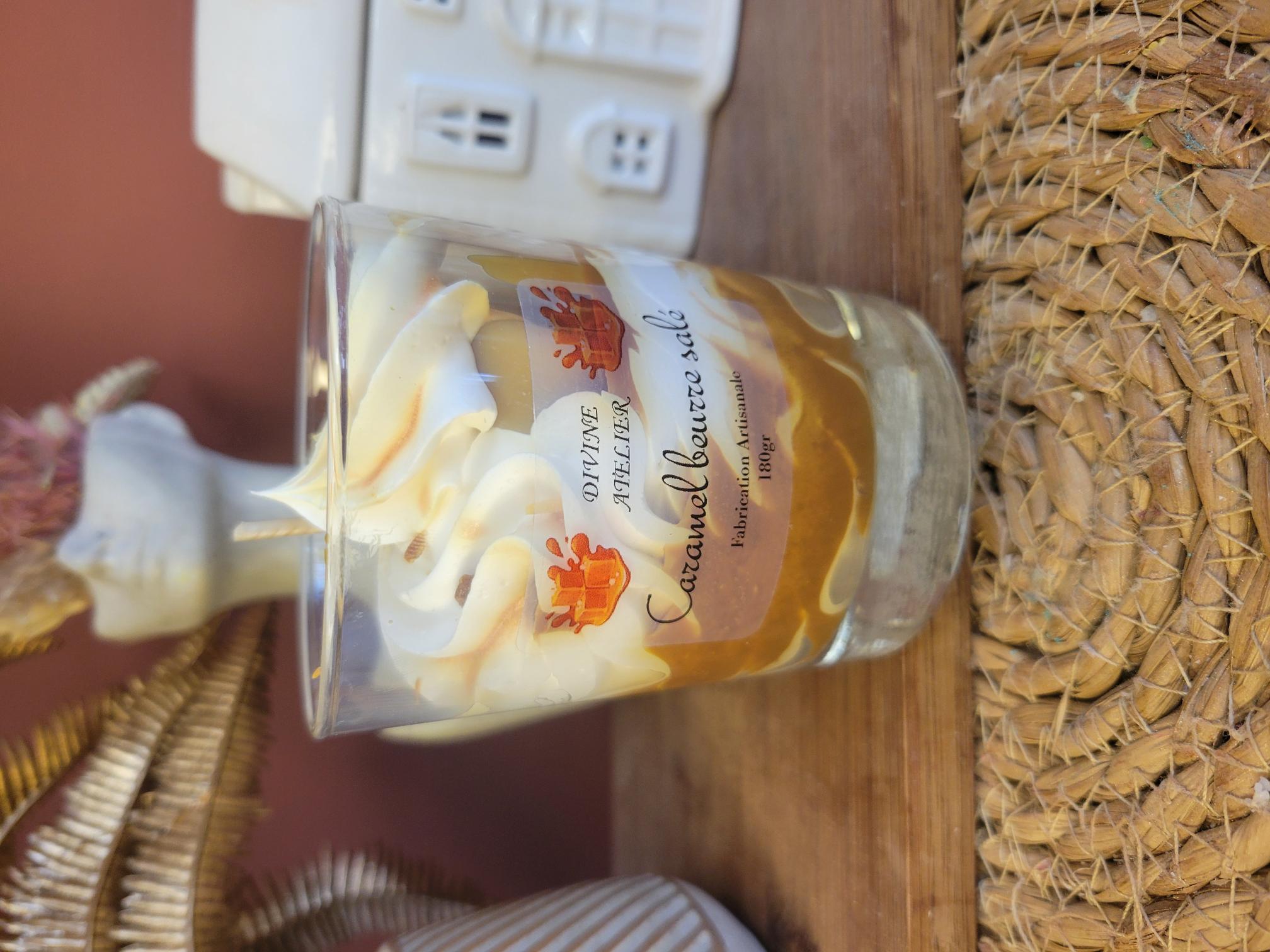 bougie gourmande caramel beurre salé 