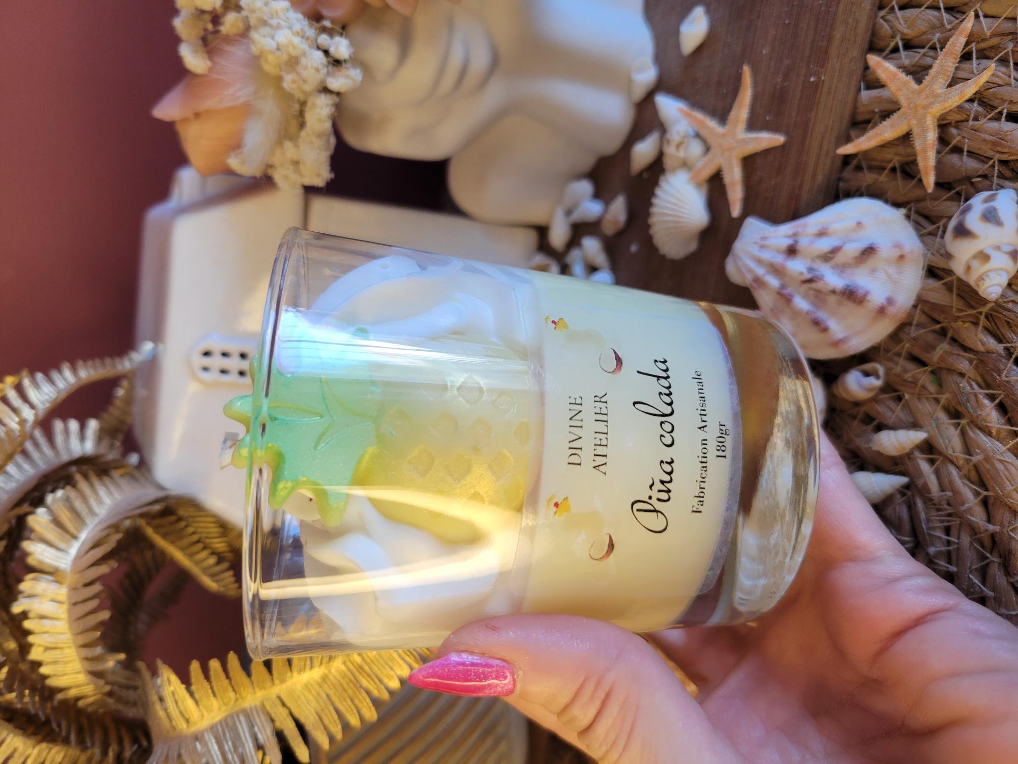 Mini bougie gourmande "Pina colada"