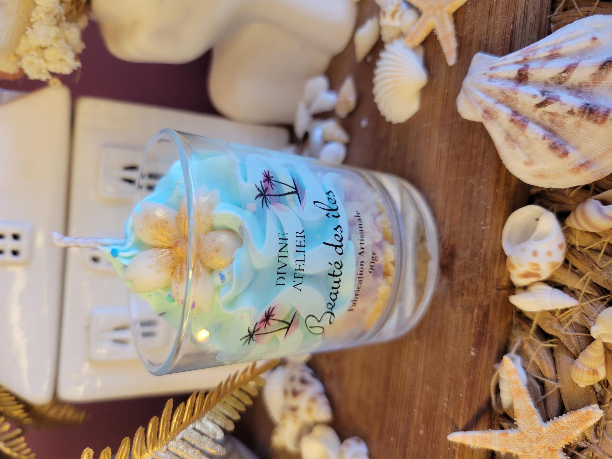 Mini bougie gourmande "Beauté des îles"