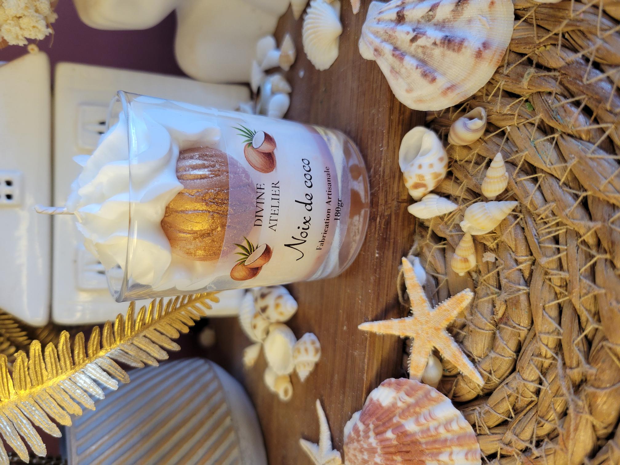 Mini bougie gourmande "Noix de coco"