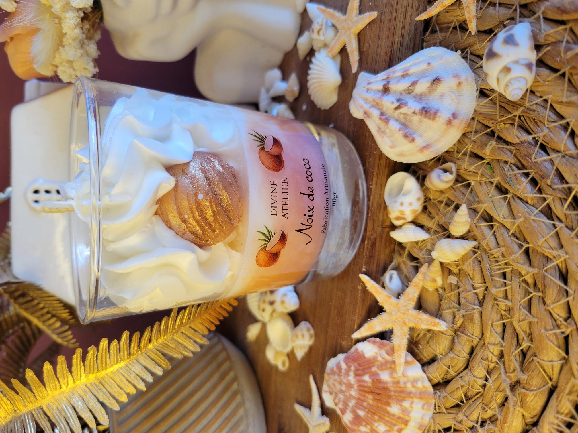 Bougie gourmande "Noix de coco"