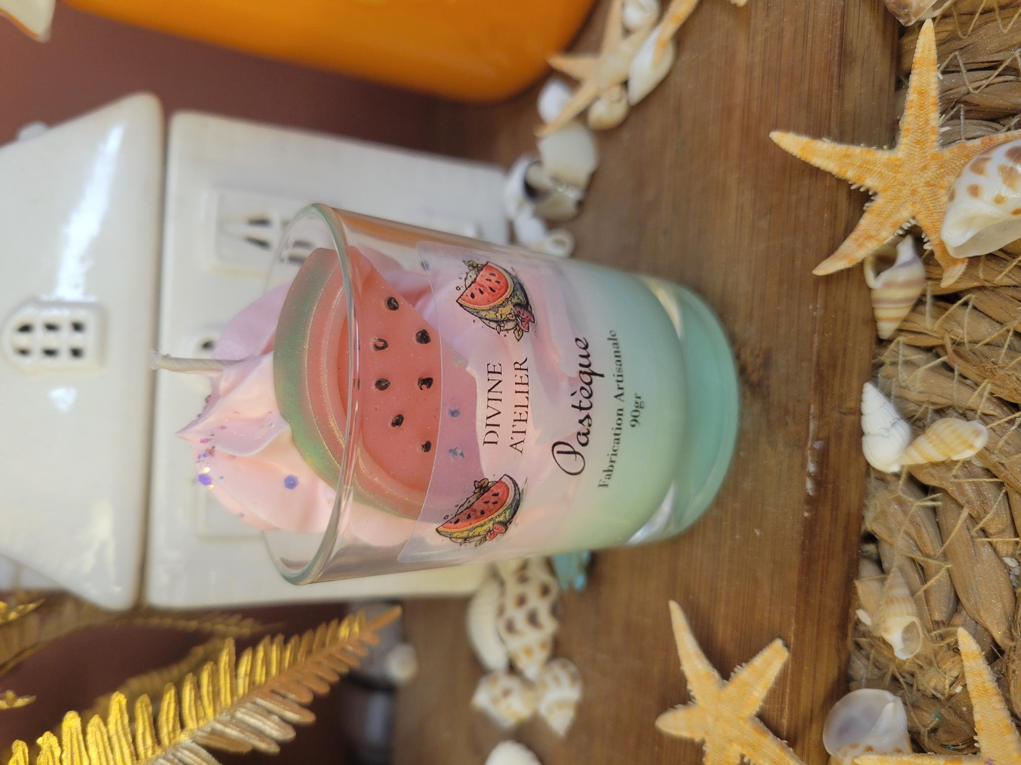 mini bougie gourmande pastèque