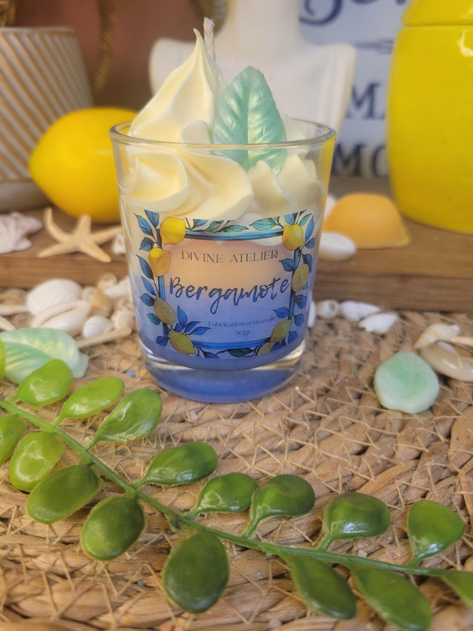 mini bougie gourmande Bergamote 