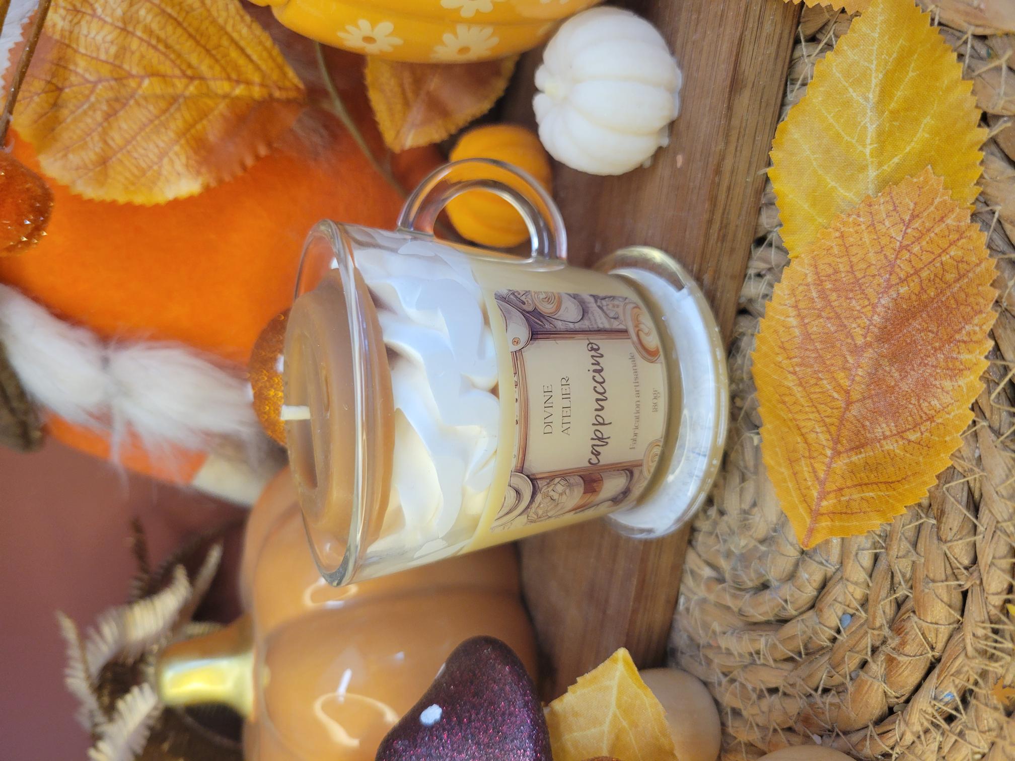 Bougie gourmande cappuccino