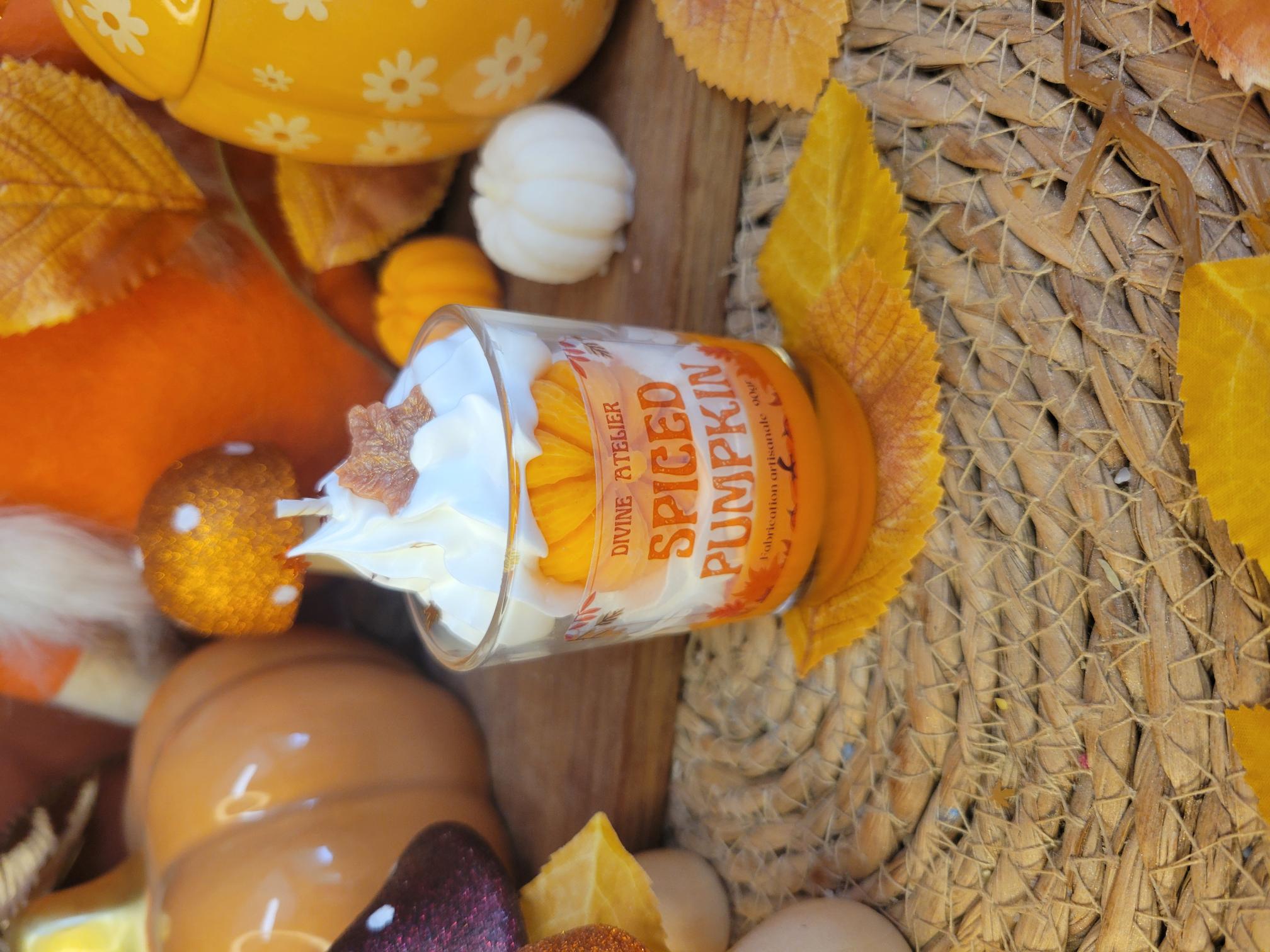 Mini bougie gourmande spiced pumpkin