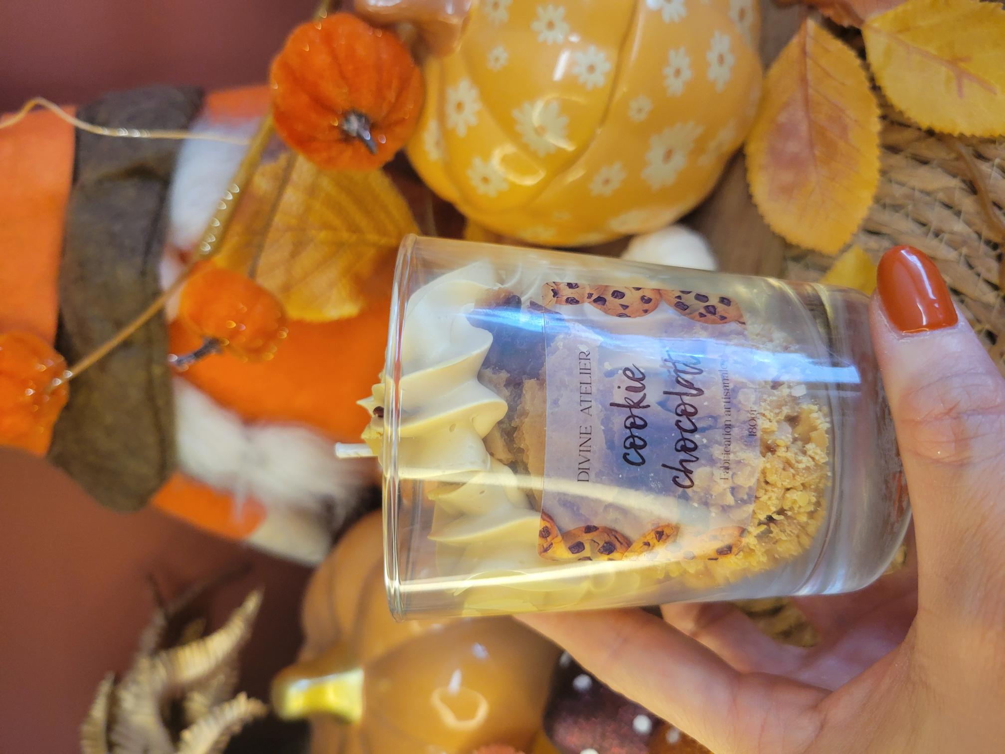 Mini bougie gourmande cookie