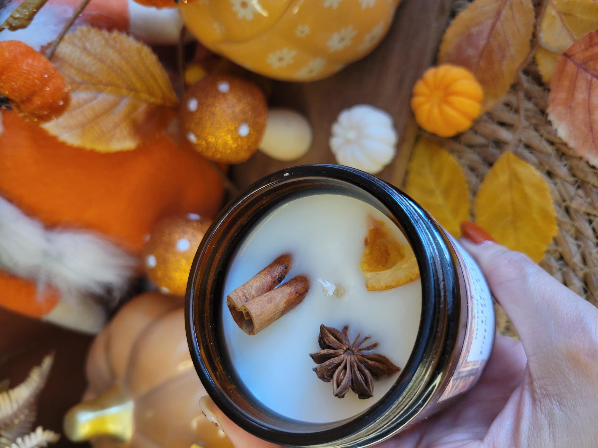 Bougie parfumée cocooning Thé et Pain d'épices