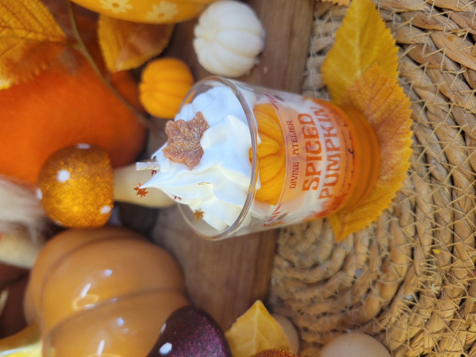 Mini bougie gourmande spiced pumpkin