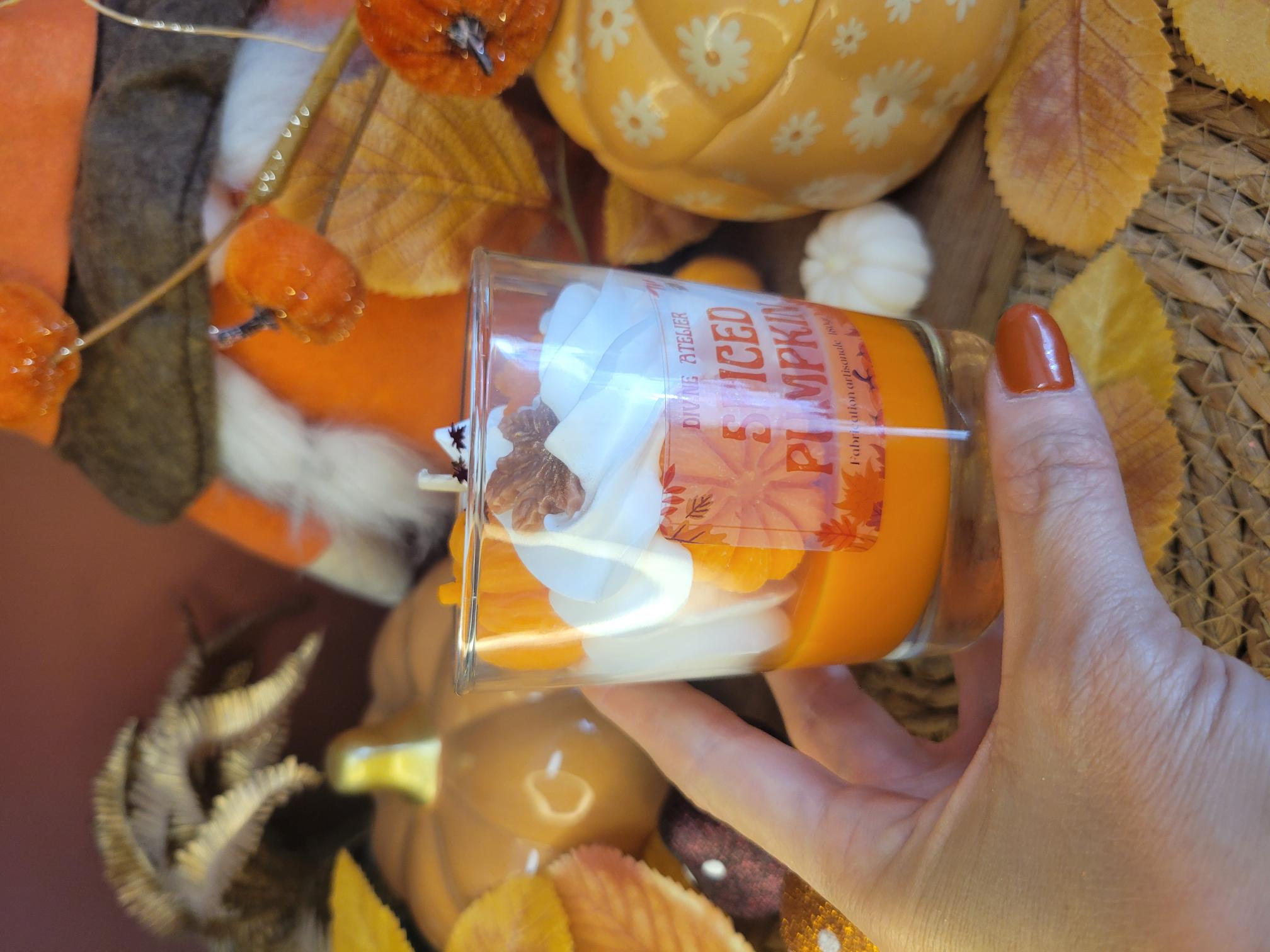 Bougie gourmande spiced pumpkin