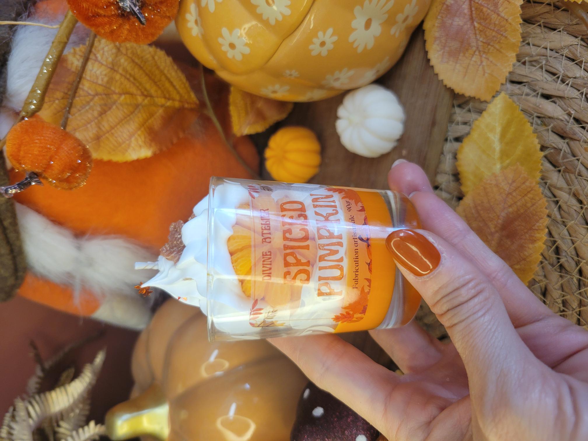 Mini bougie gourmande spiced pumpkin