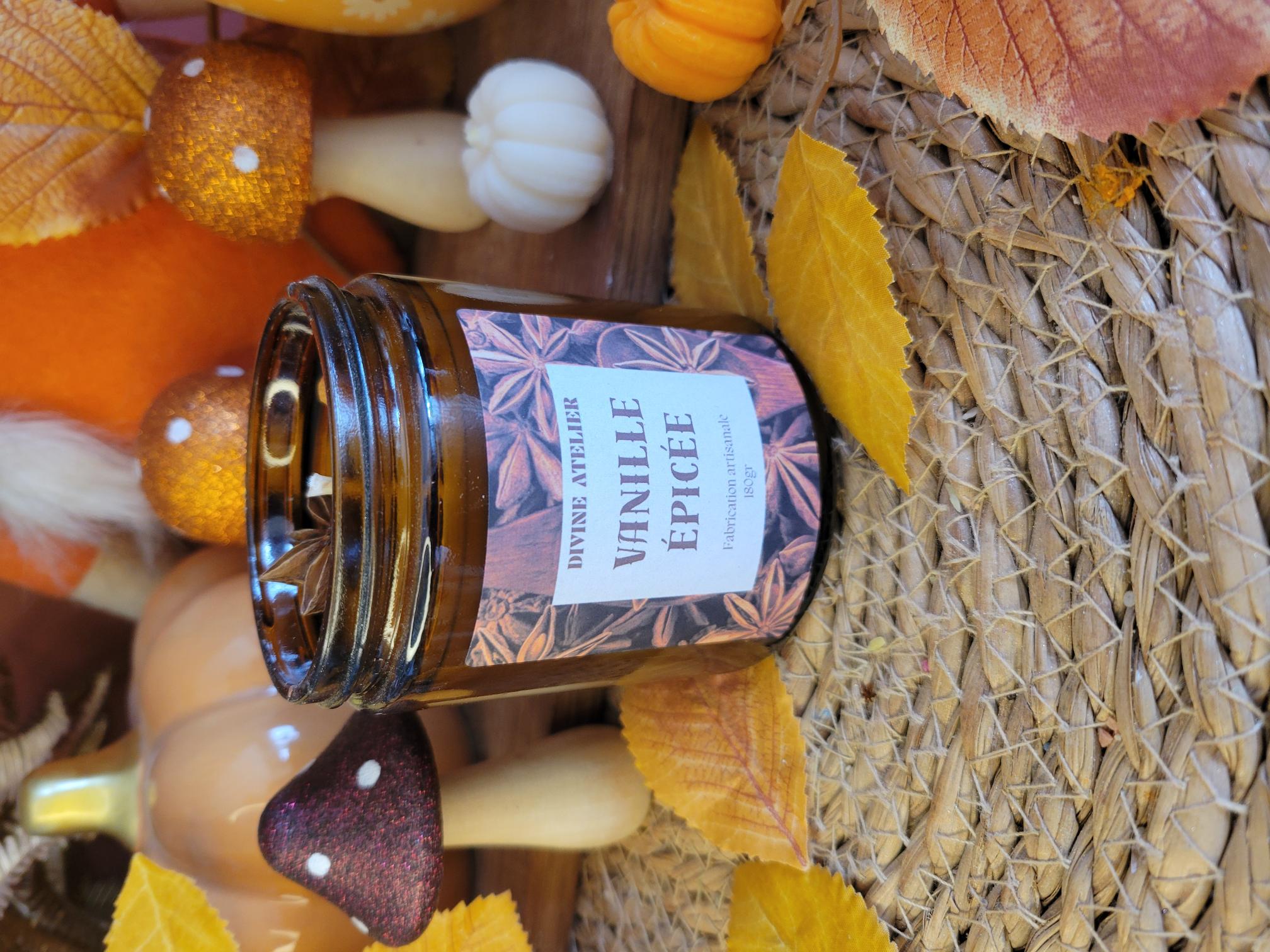 Bougie parfumée cocooning Vanille Épicée