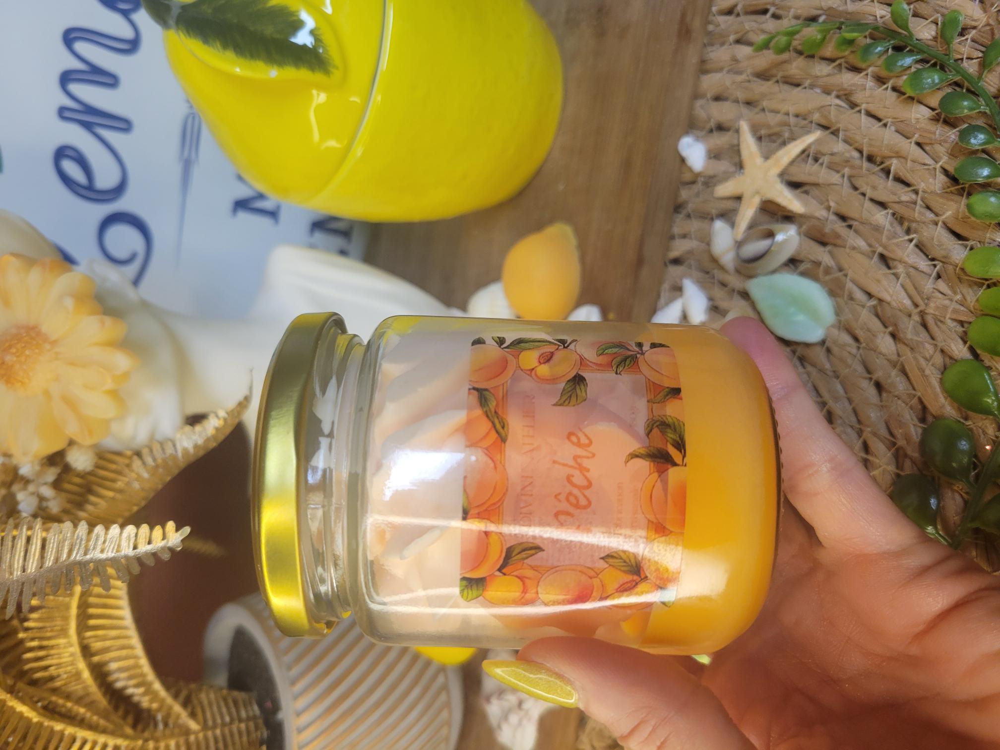 bougie gourmande Pèche 