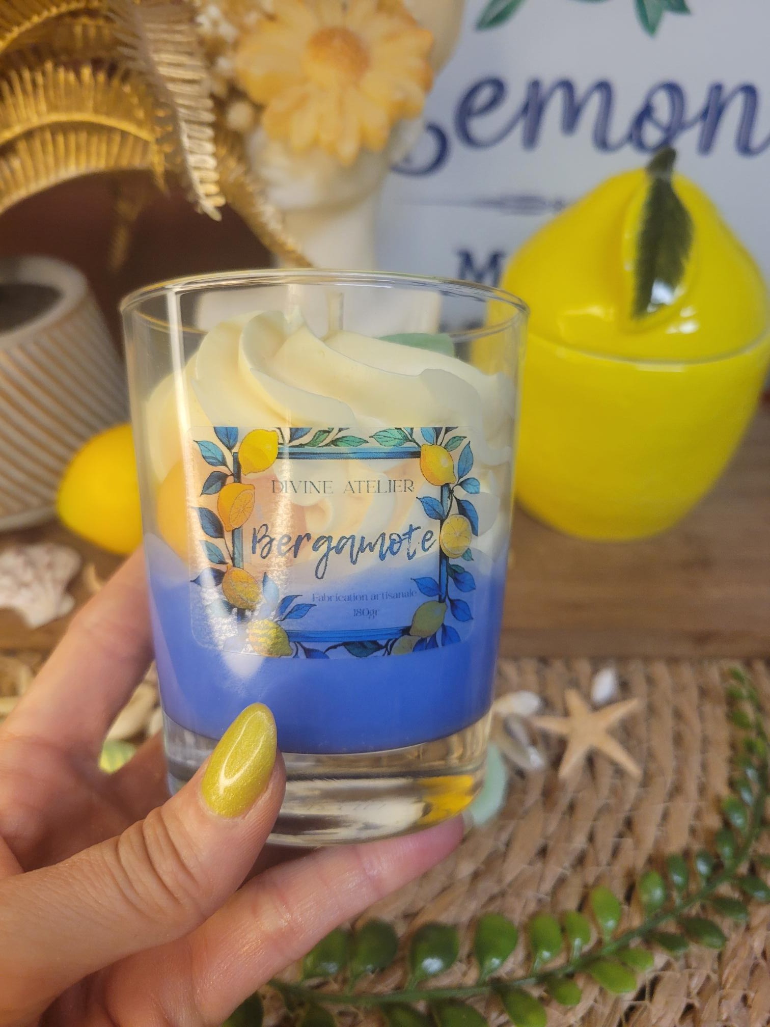 Bougie  Gourmande Bergamote