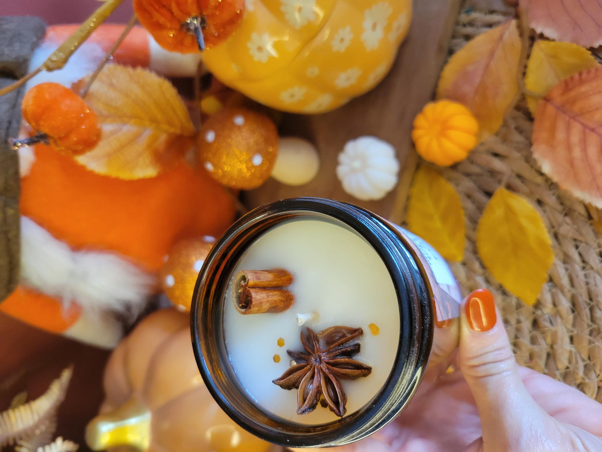 Bougie parfumée cocooning Gâteau aux épices