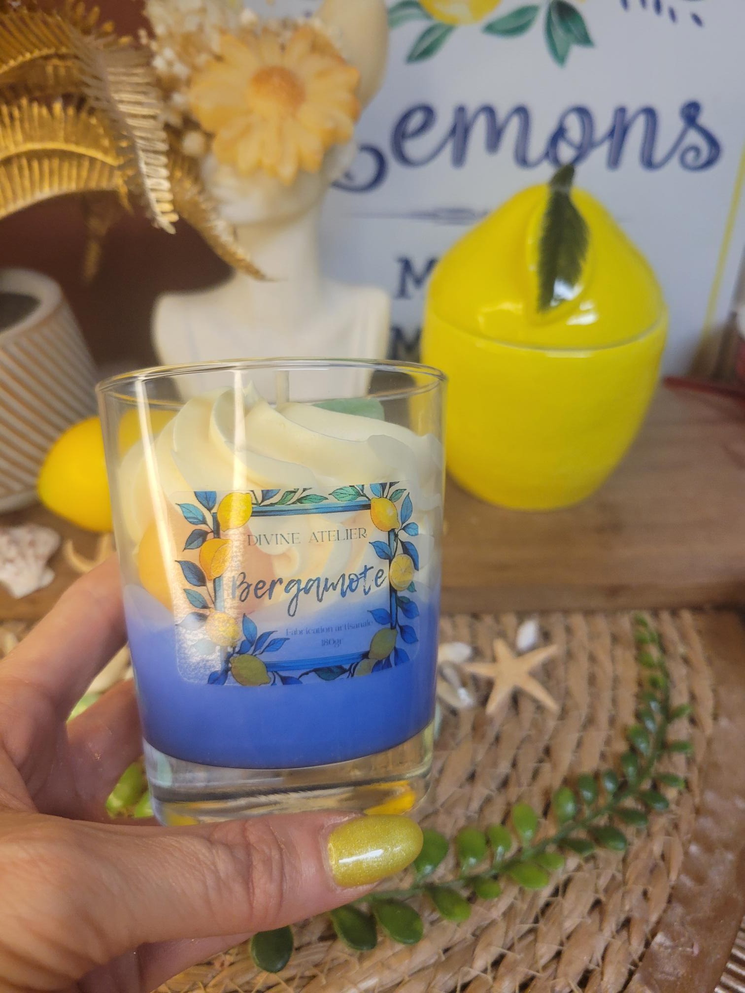 Bougie  Gourmande Bergamote