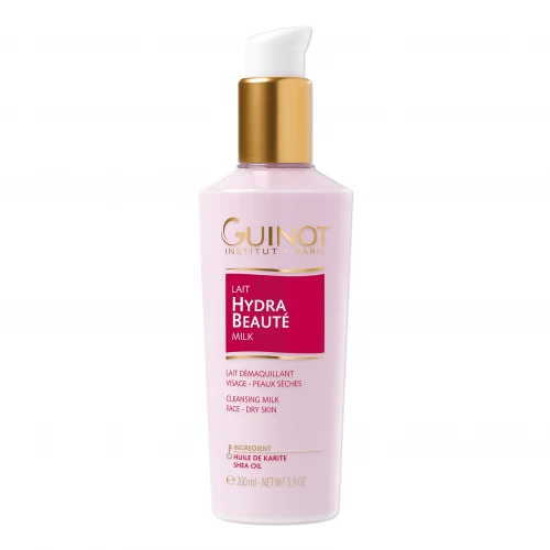 GUINOT Hydra Beauté Milk - Raminamasis valomasis pienelis sausai odai, 200 ml