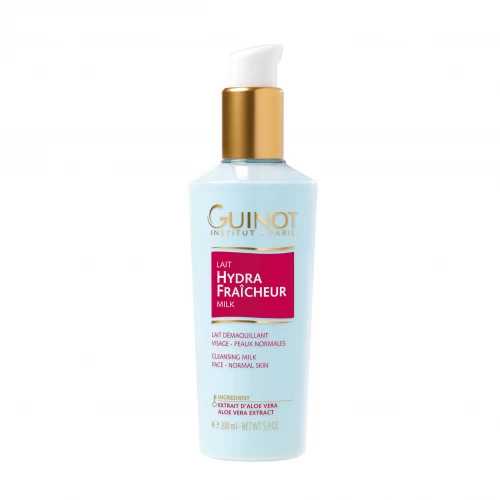 GUINOT Hydra Fraîcheur Milk - Gaivinamasis valomasis pienelis visų tipų odai, 200 ml