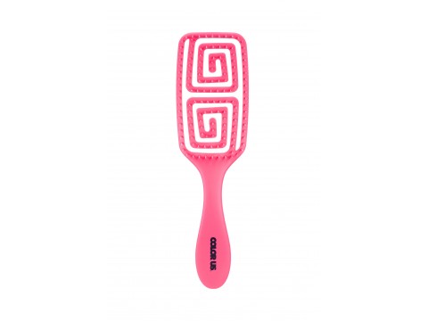 COLOR US Medium Strawberry Brush Braškių aromato plaukų šepetys