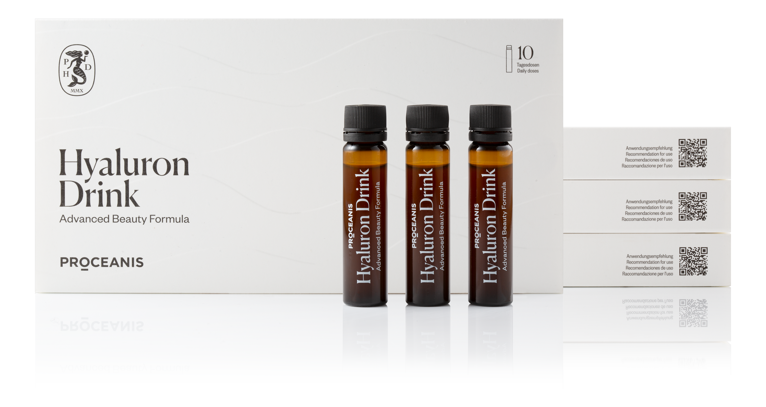 PROCEANIS maisto papildas su hialurono rūgštimi 10 x 10ml, 100 ml