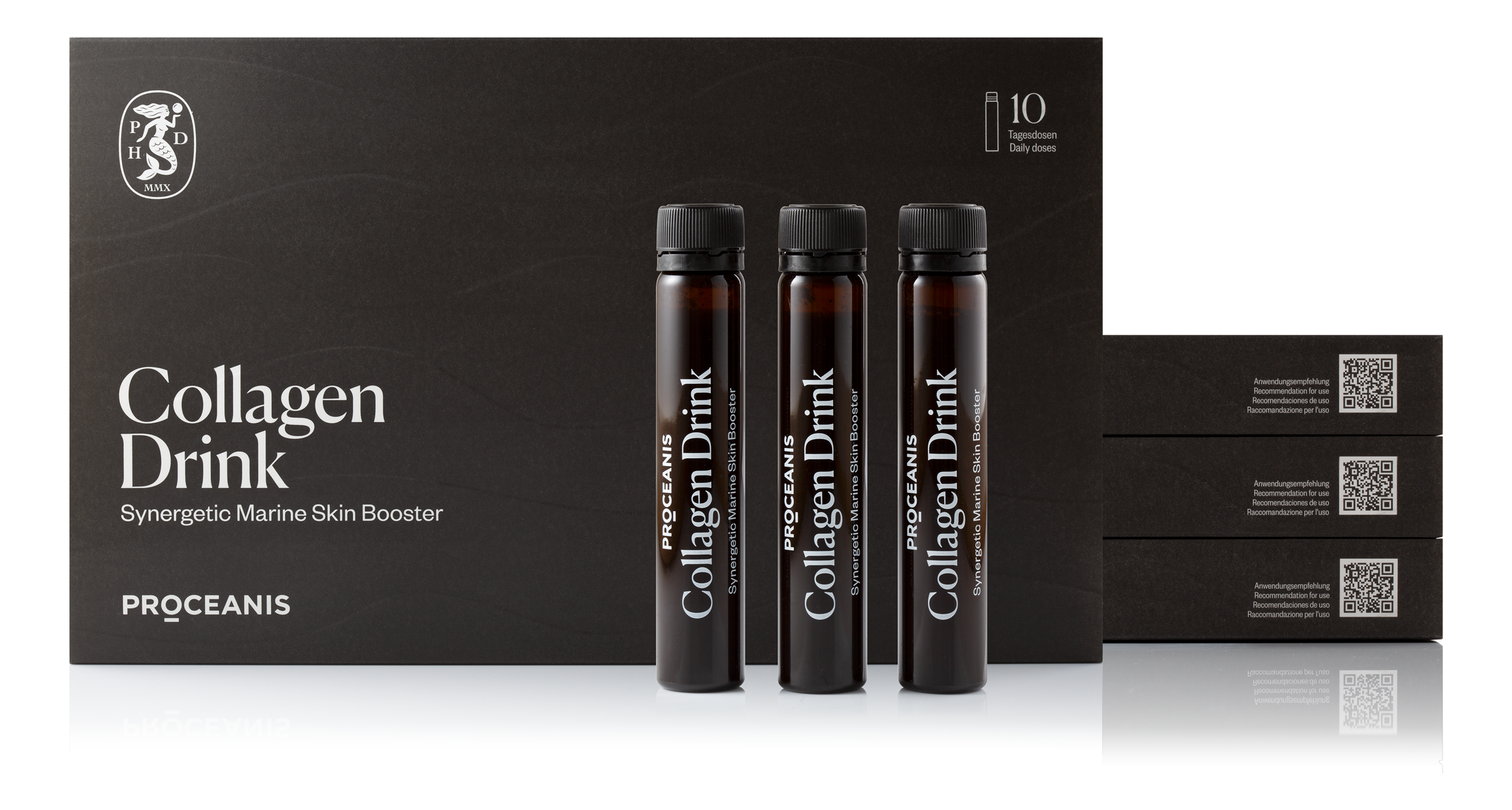 PROCEANIS maisto papildas su grynu menkių kolagenu, 10 x 25 ml, 250 ml