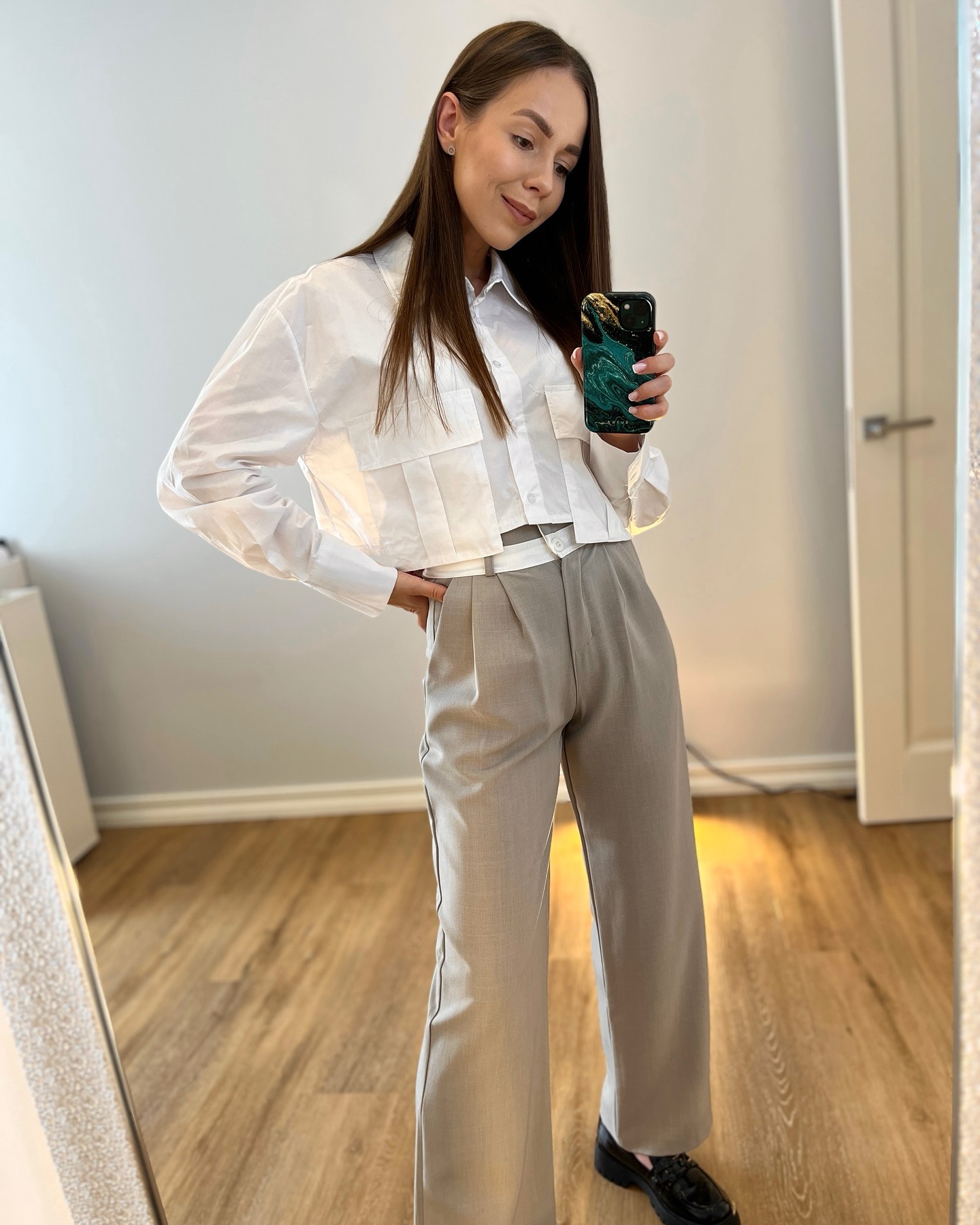 Crop top marškiniai