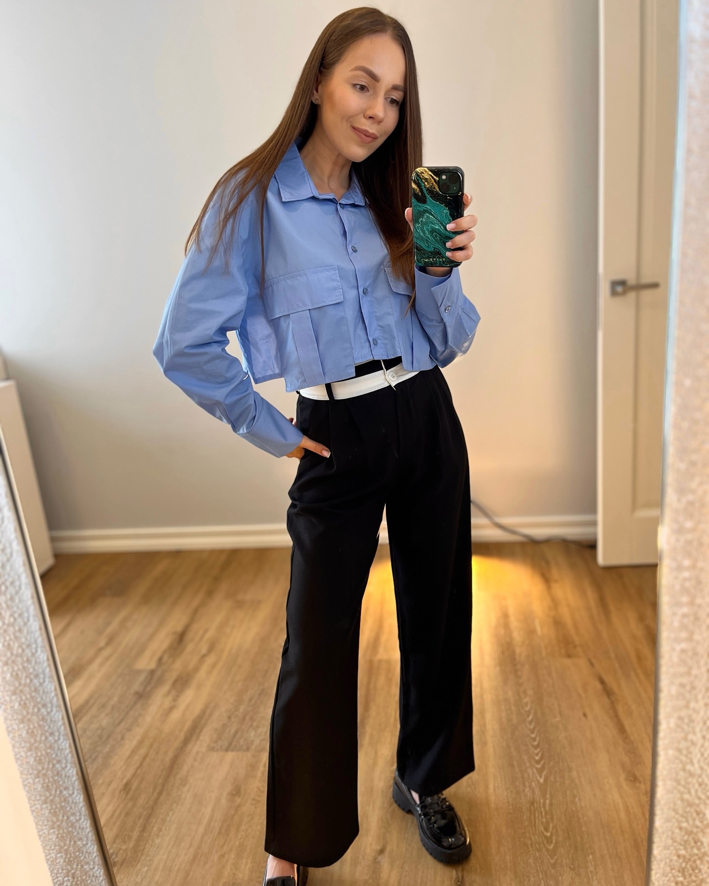 Crop top marškiniai