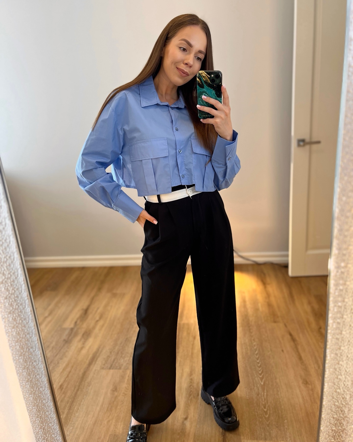 Crop top marškiniai