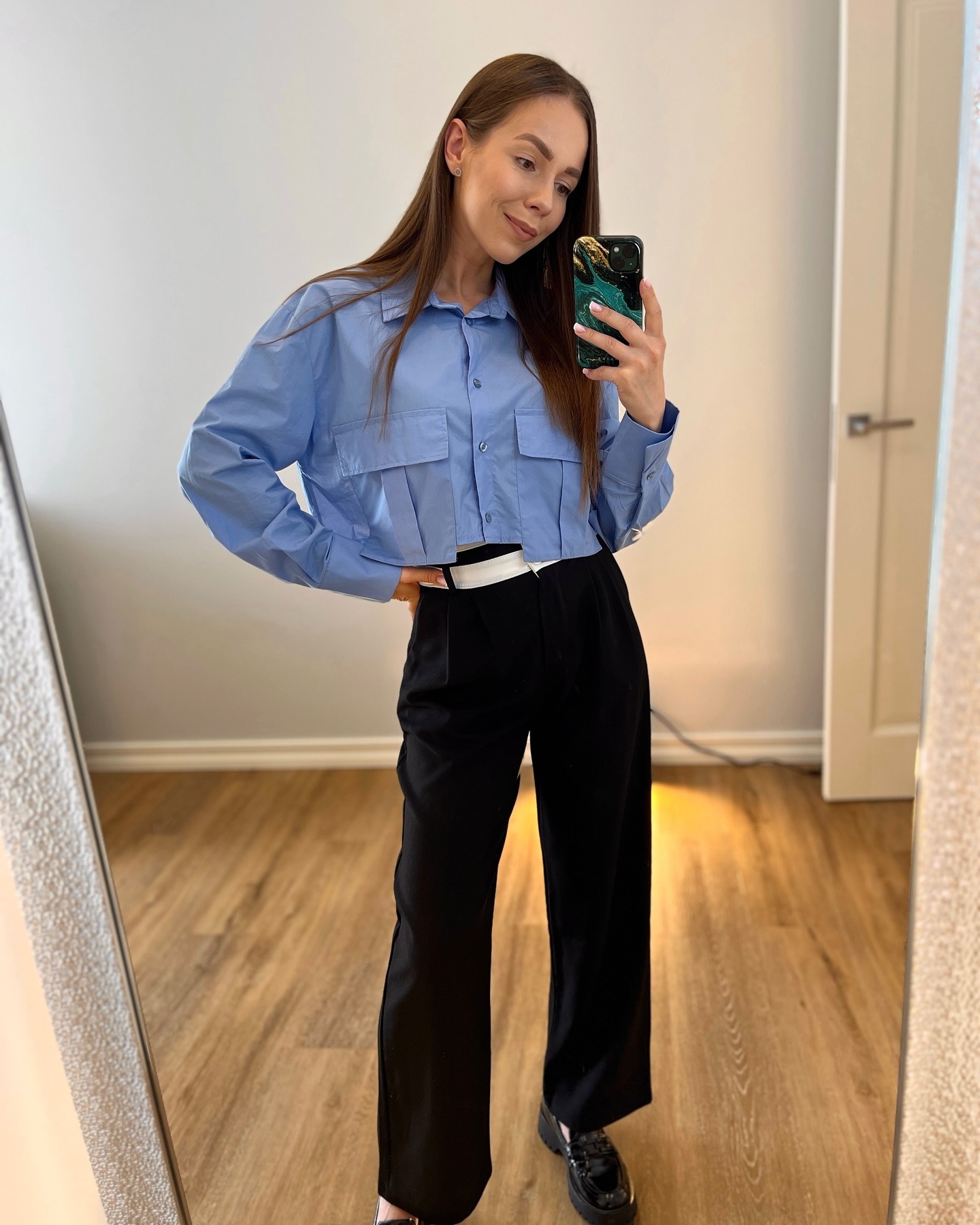 Crop top marškiniai