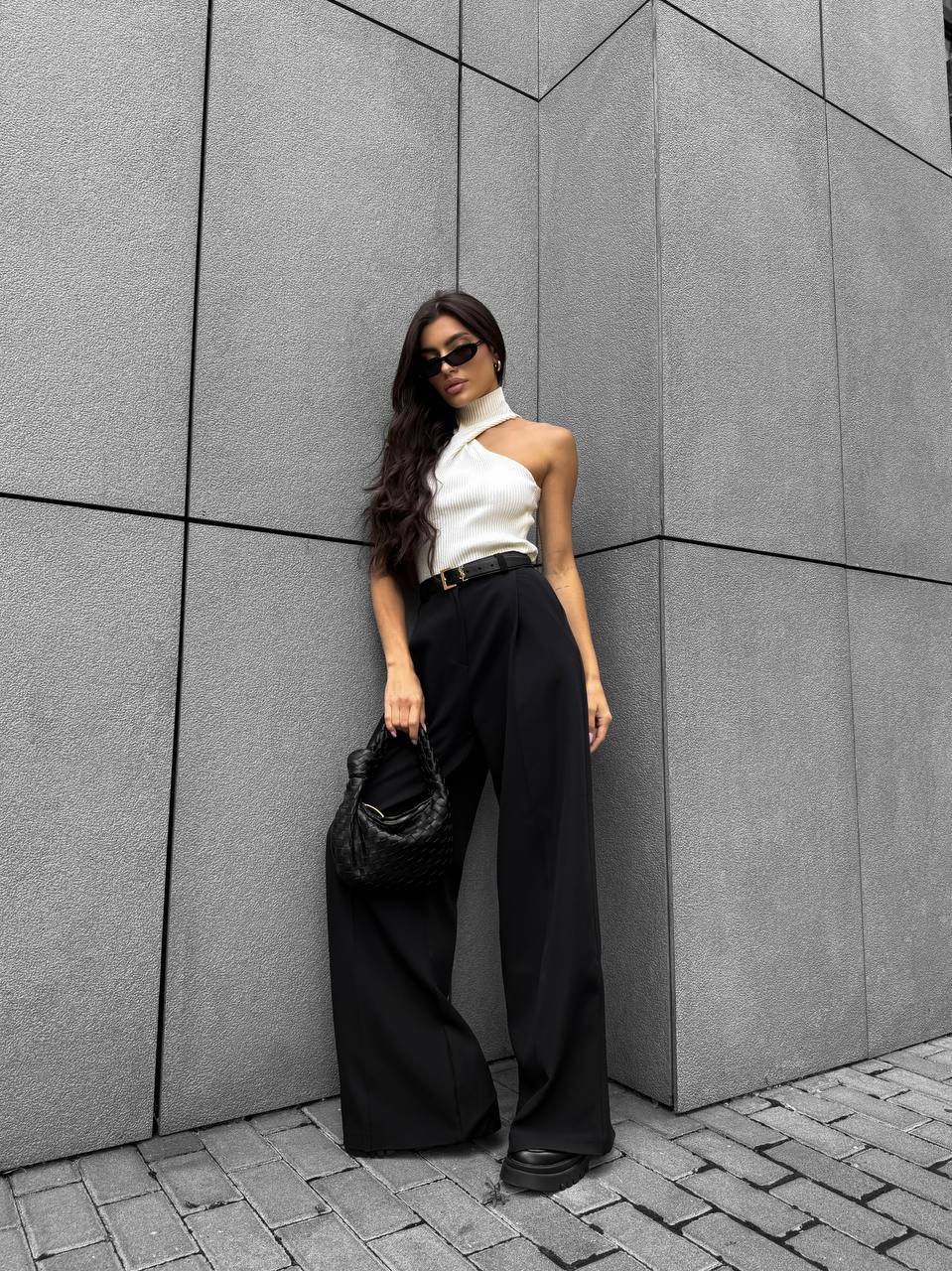 Klasikinės palazzo kelnės