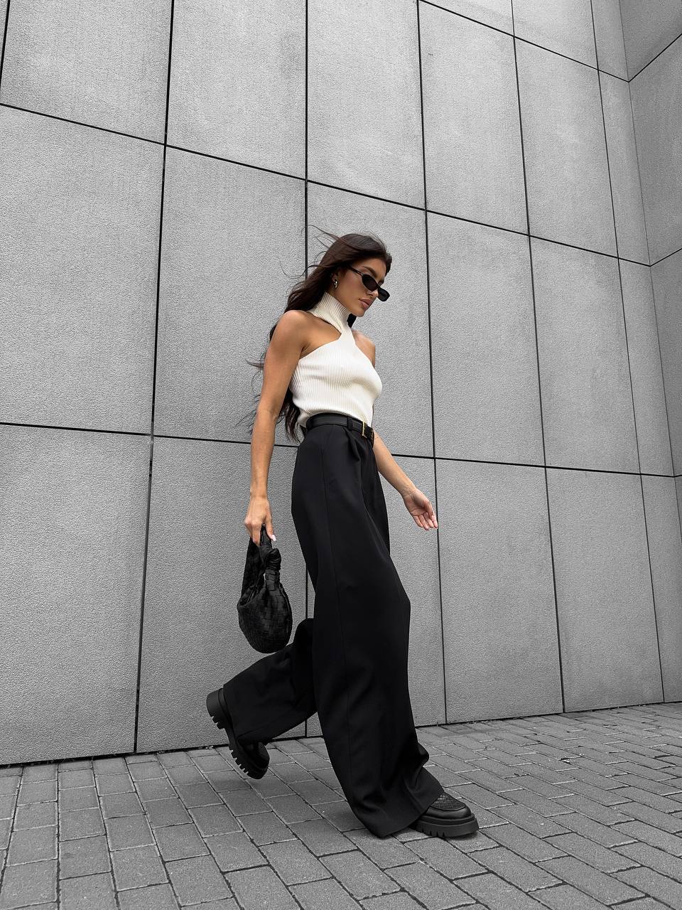 Klasikinės palazzo kelnės