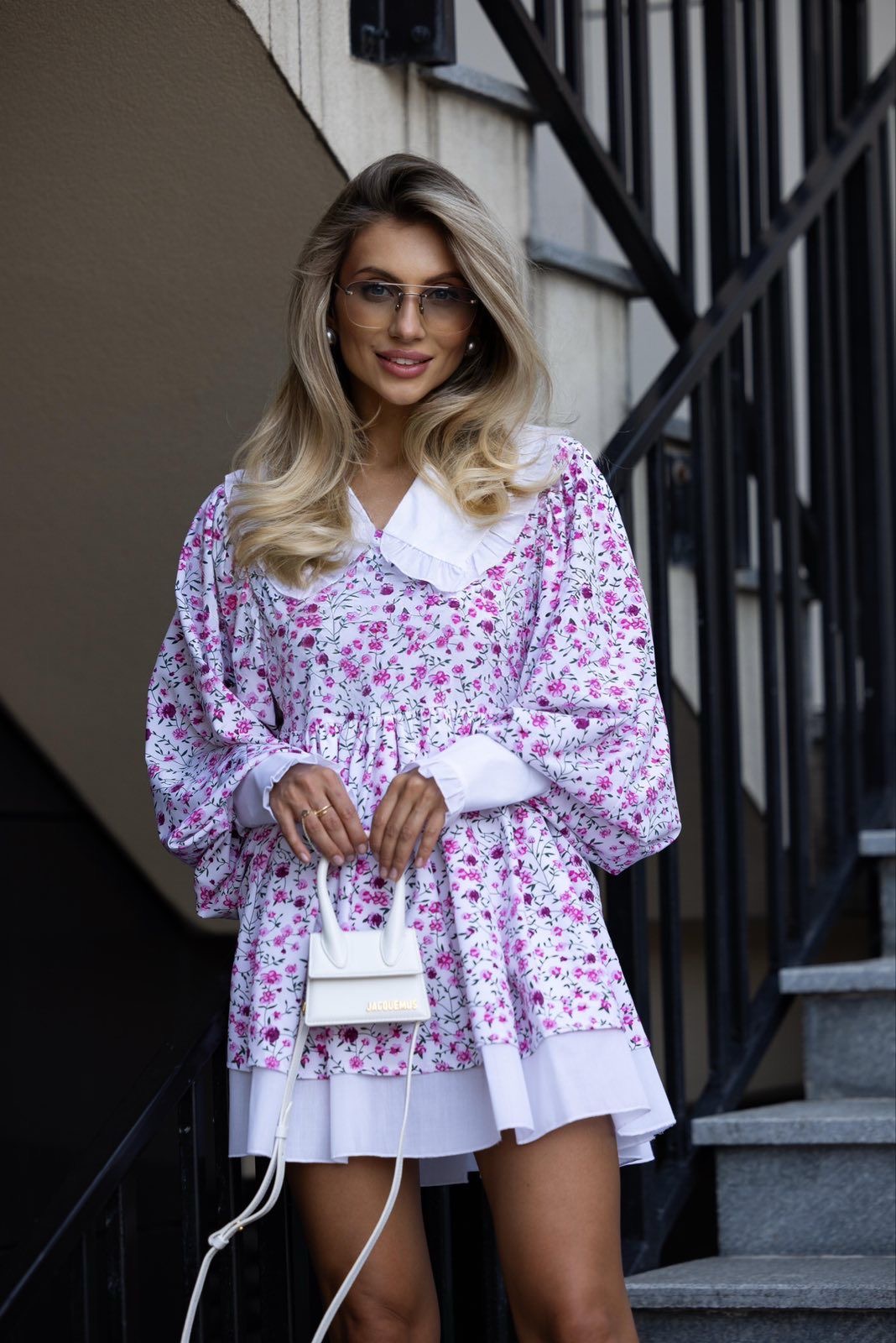 Gėlėta suknelė Lux