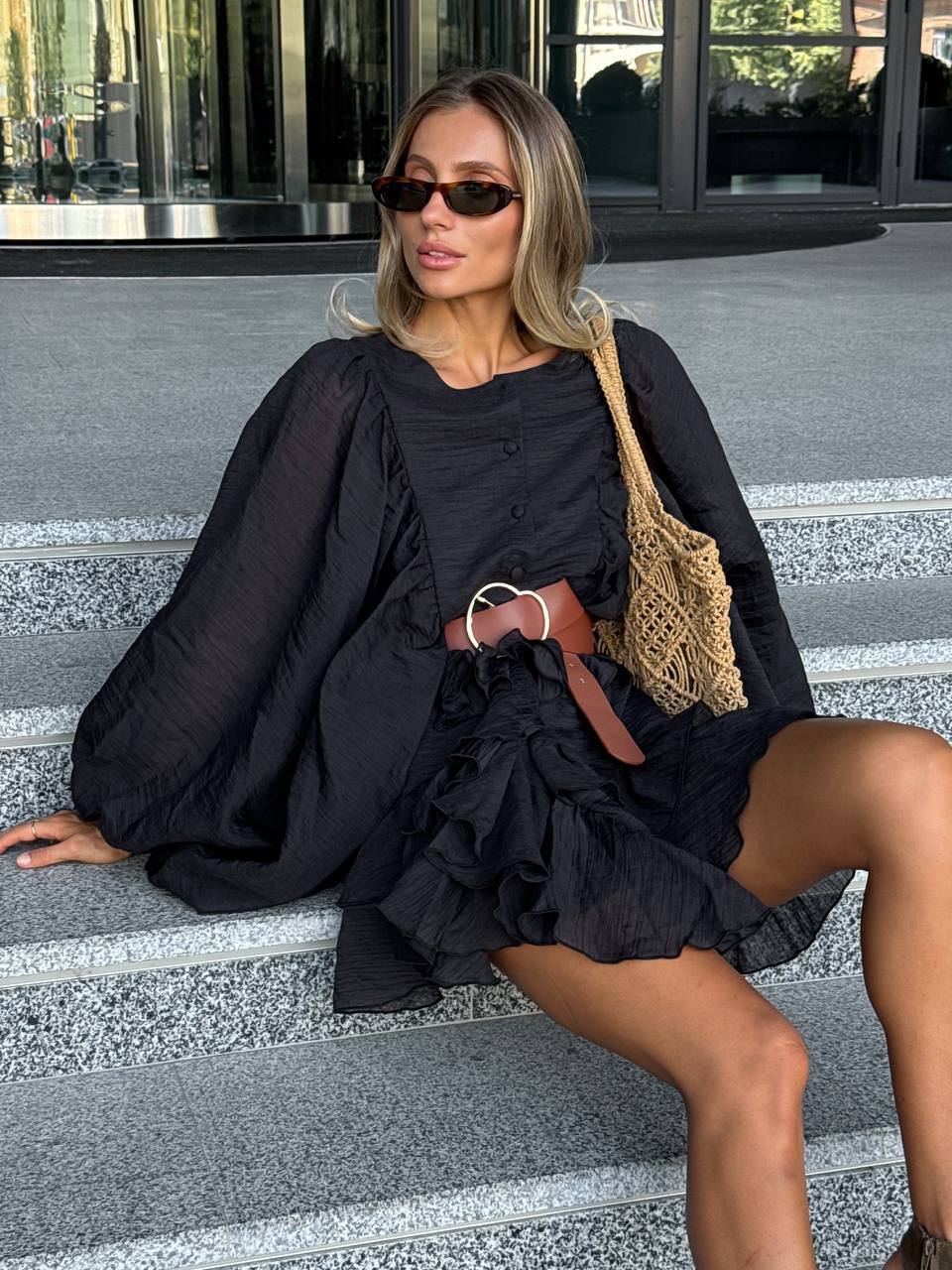 Romantiška tencelio suknelė 