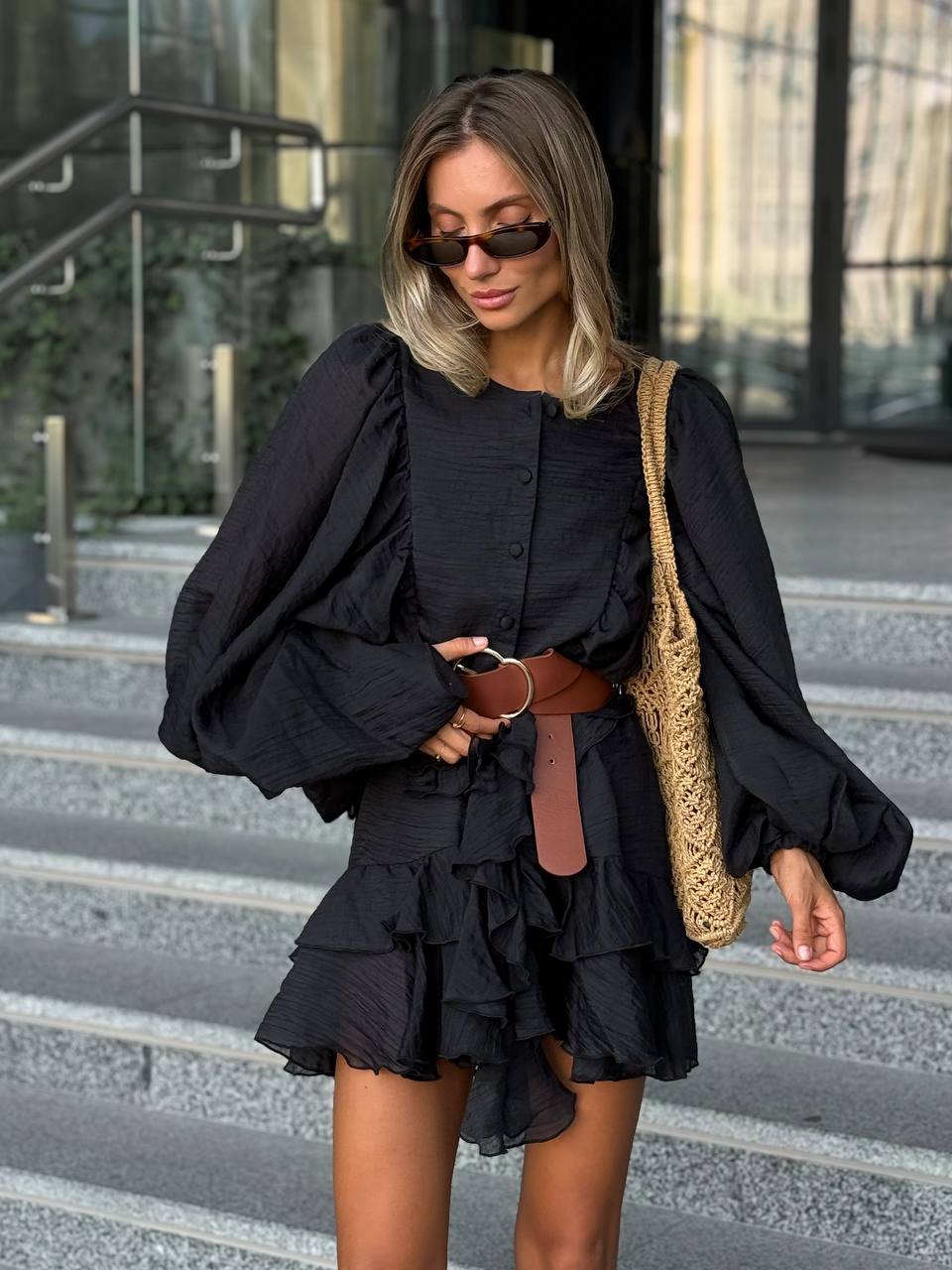 Romantiška tencelio suknelė