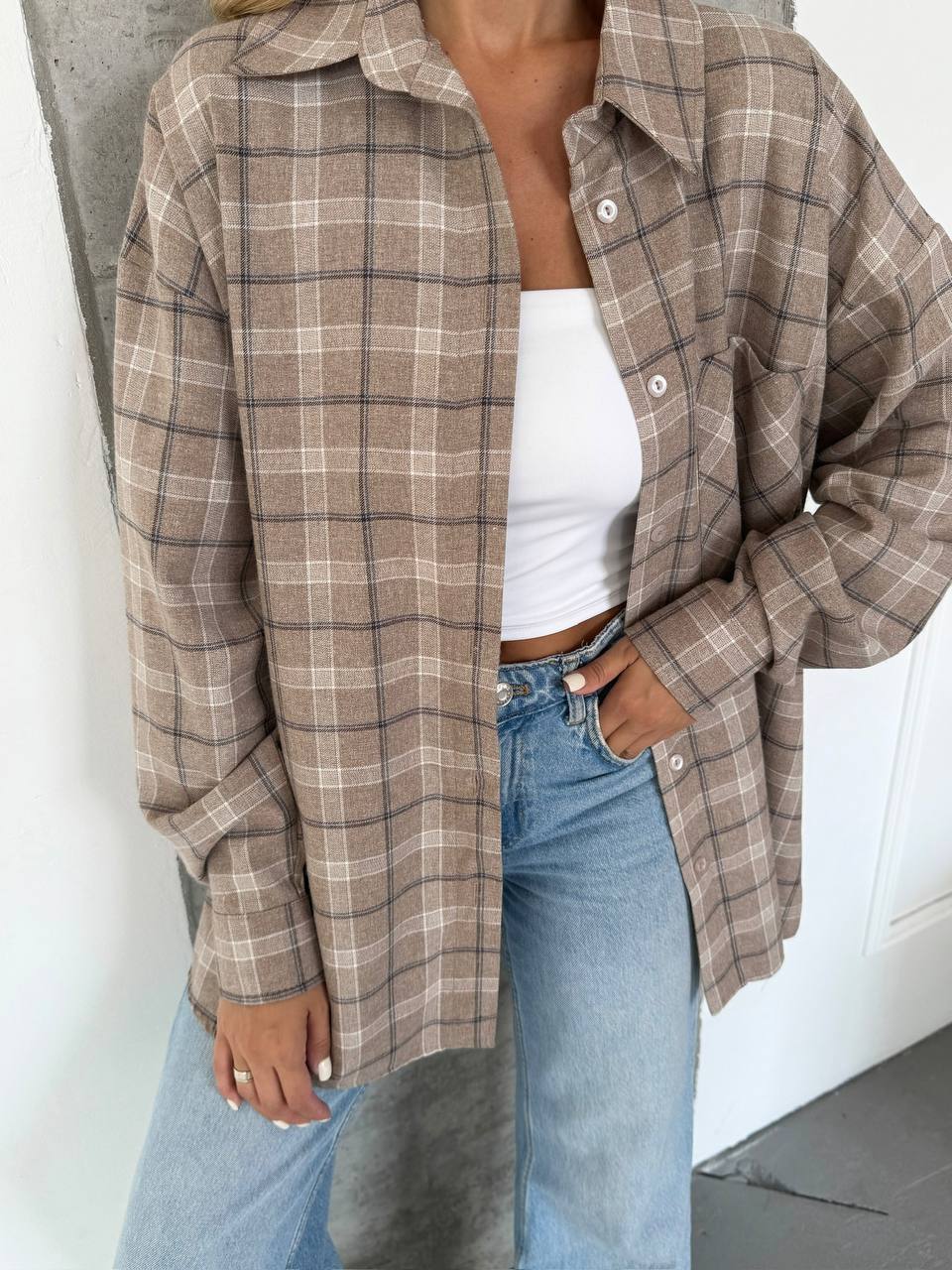 Elodie kreminiai marškiniai 