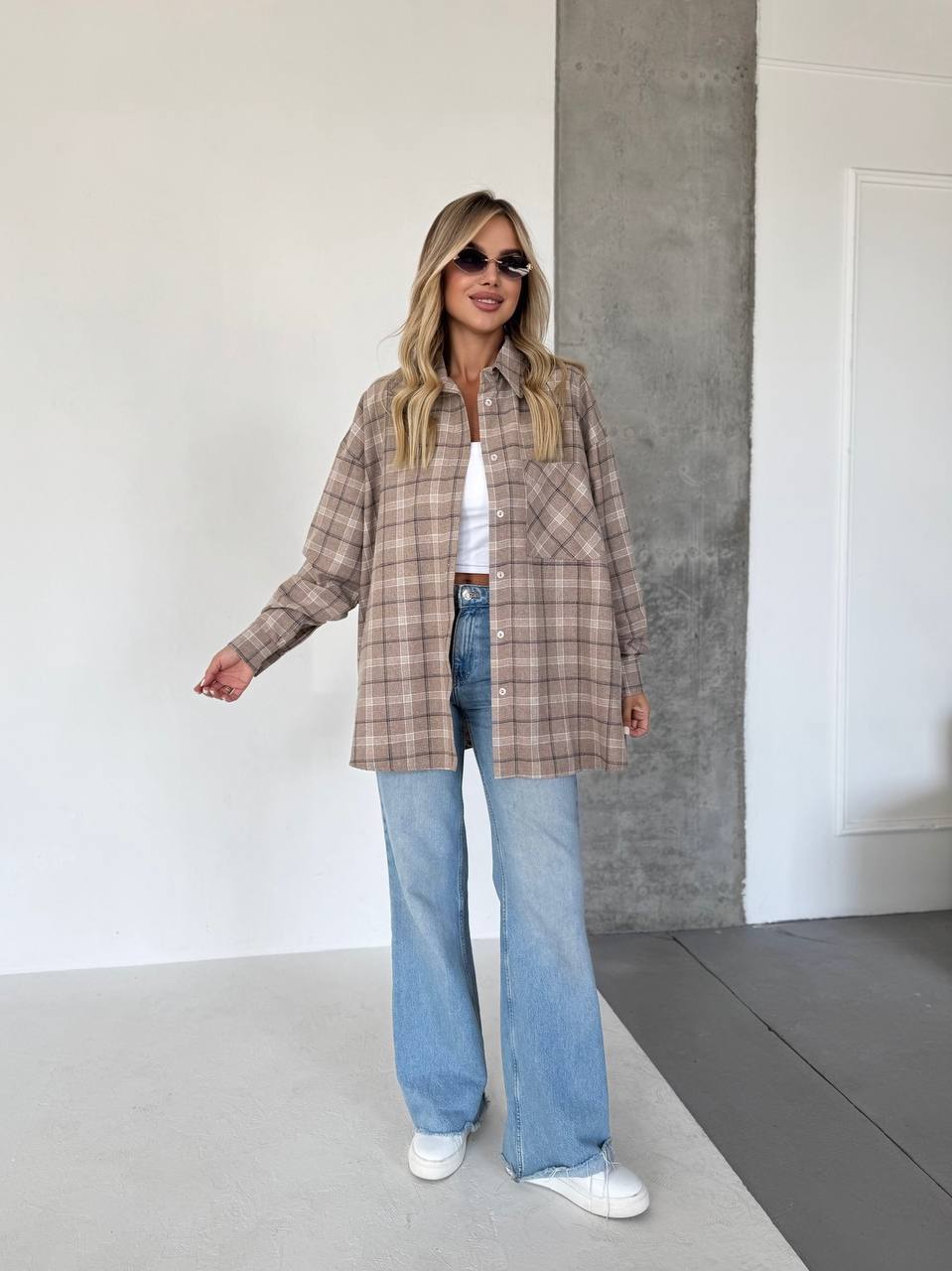 Elodie kreminiai marškiniai 