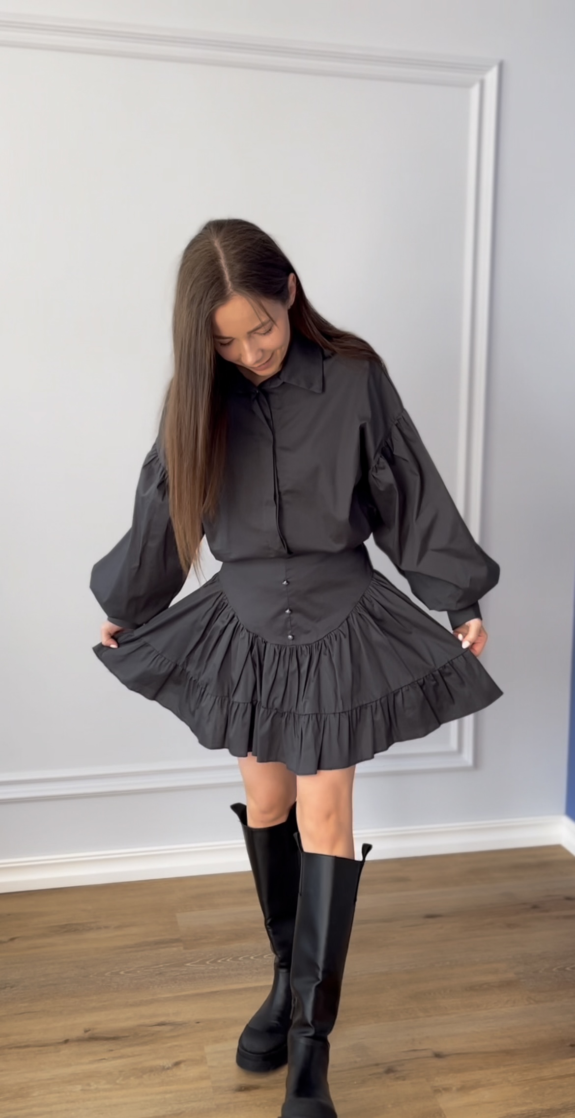 Graphite marškinių kostiumėlis