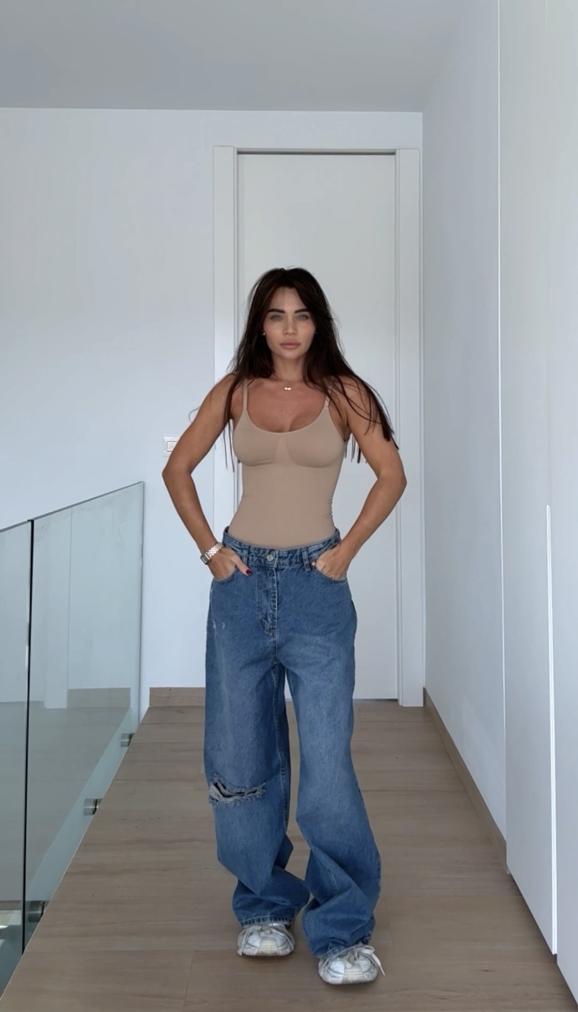 Premium platūs džinsai