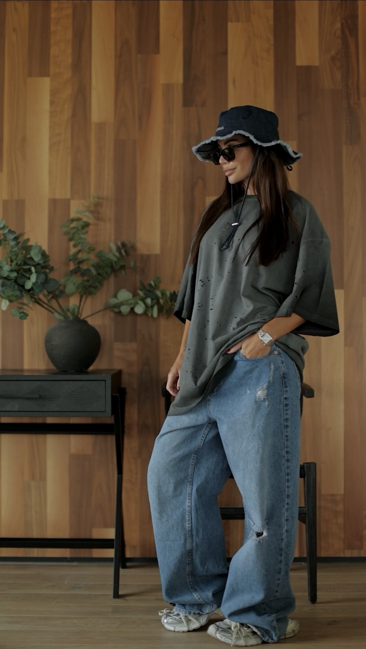 Premium platūs džinsai