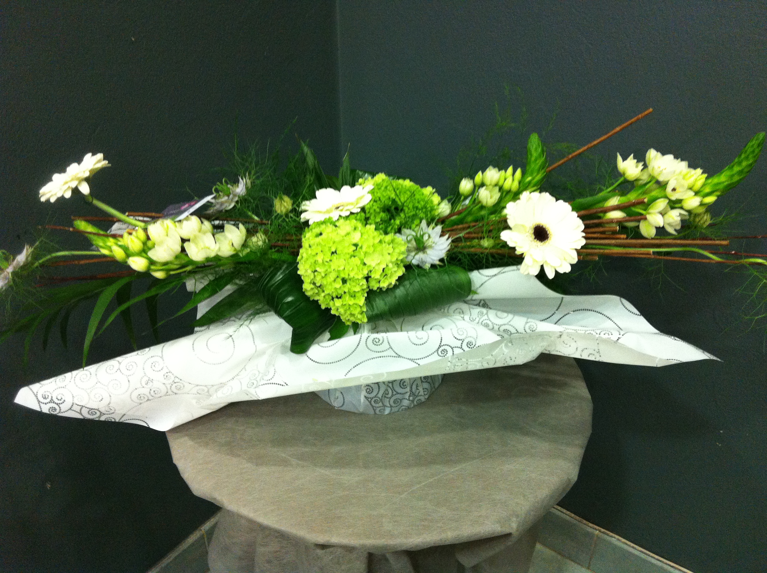 Bouquet fagot blanc